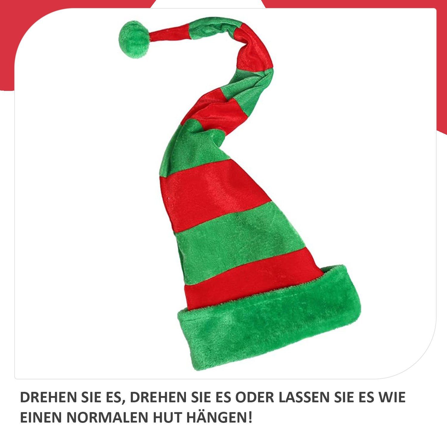 Kostüm Filzhut MAGICSHE Plüschhüte Hut Elf lange Weihnachten