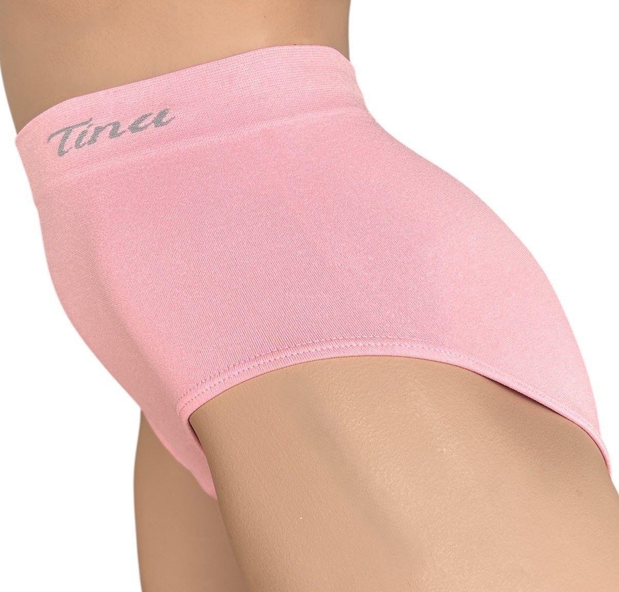 Dekker Taillenslip Damenslip "Tina" Seamless ohne Nähte super elastisch (Packung, 3er Pack) mit Logoschriftzug am Wäschebund
