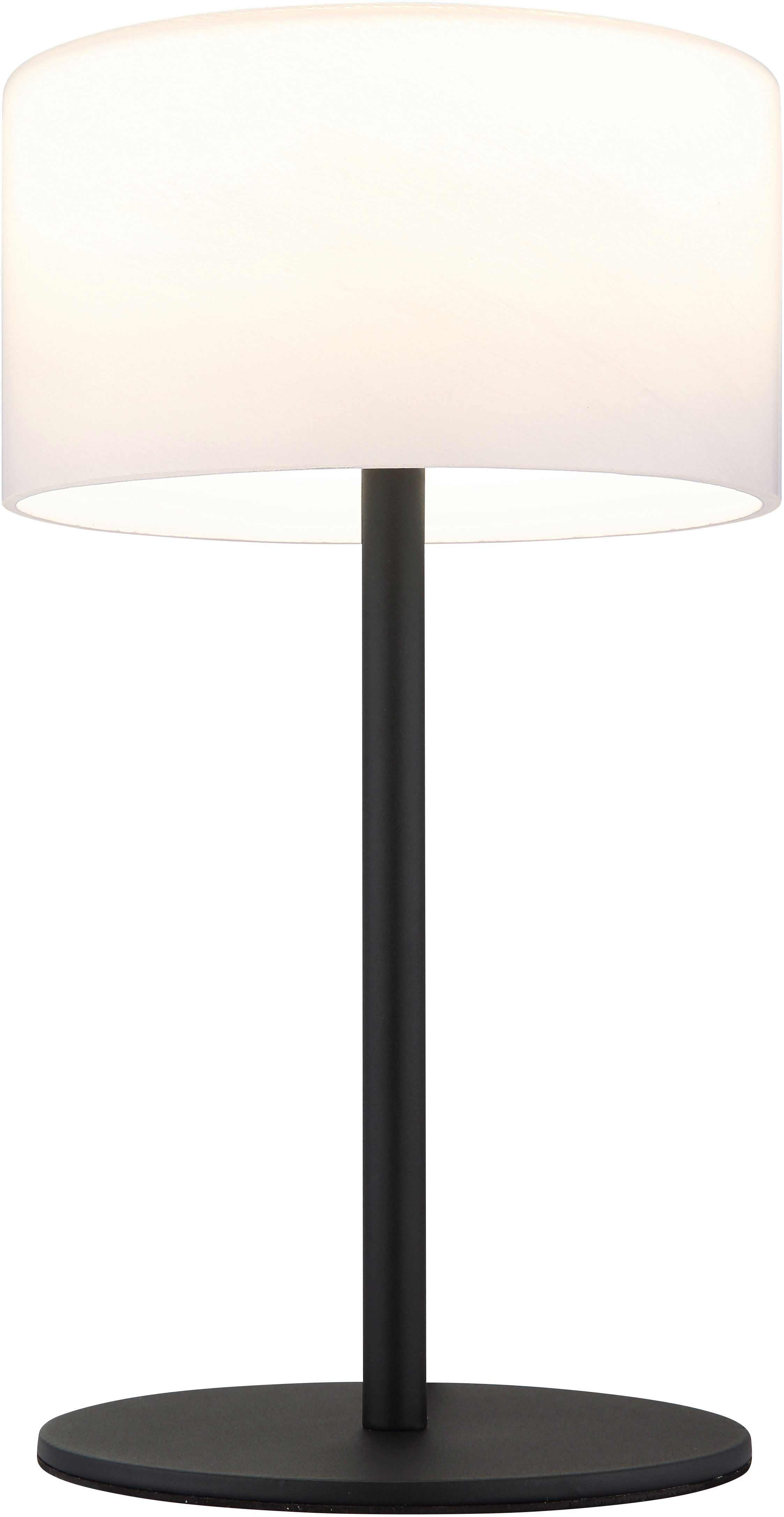 GLOBO LIGHTING LED Tischleuchte TRENTON, LED fest integriert, Tischlampe/Glas opal alabaster/CCT 2700/6000/4000K