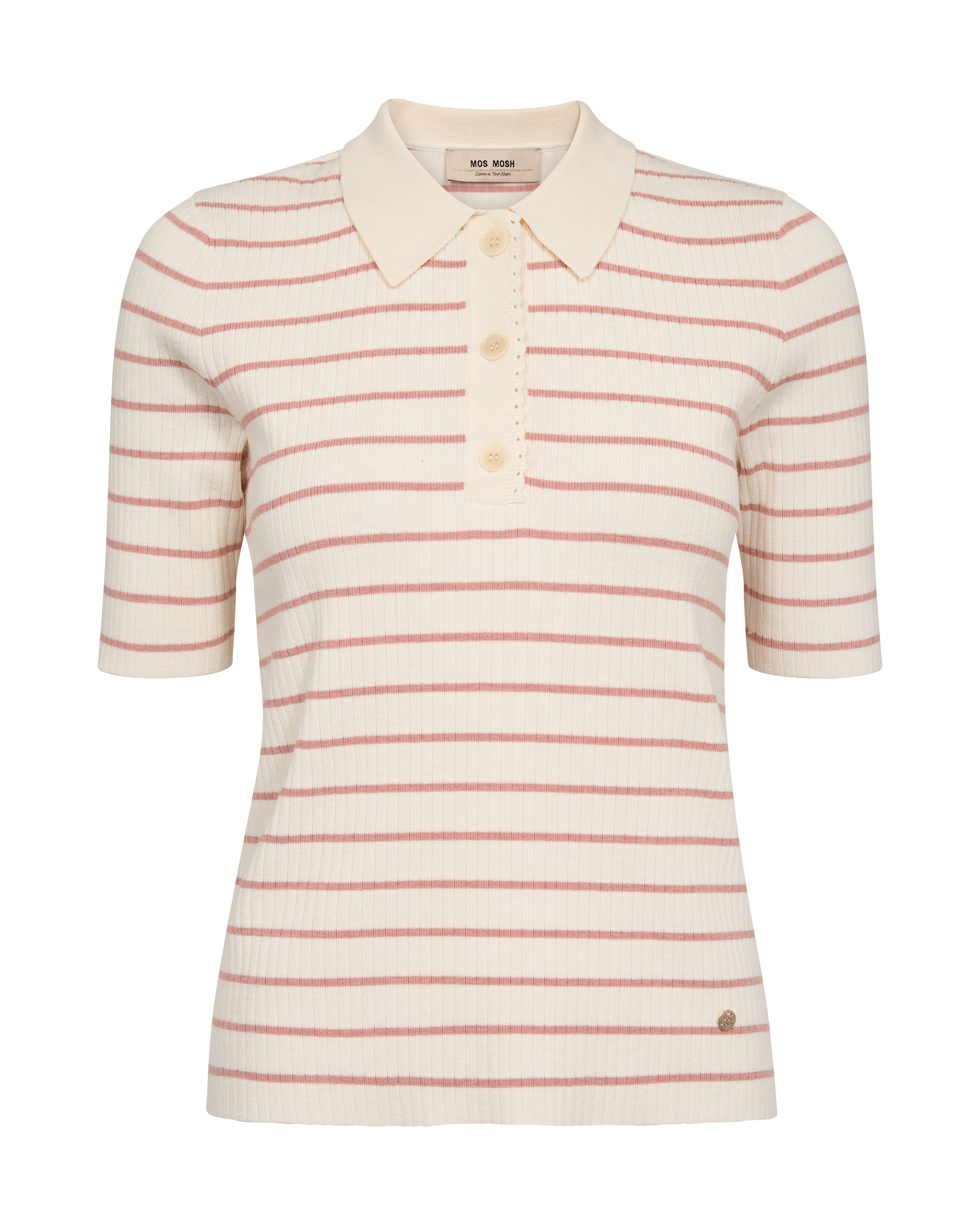 Mos Mosh Kurzarmpullover MMCaliz Stripe SS Knit