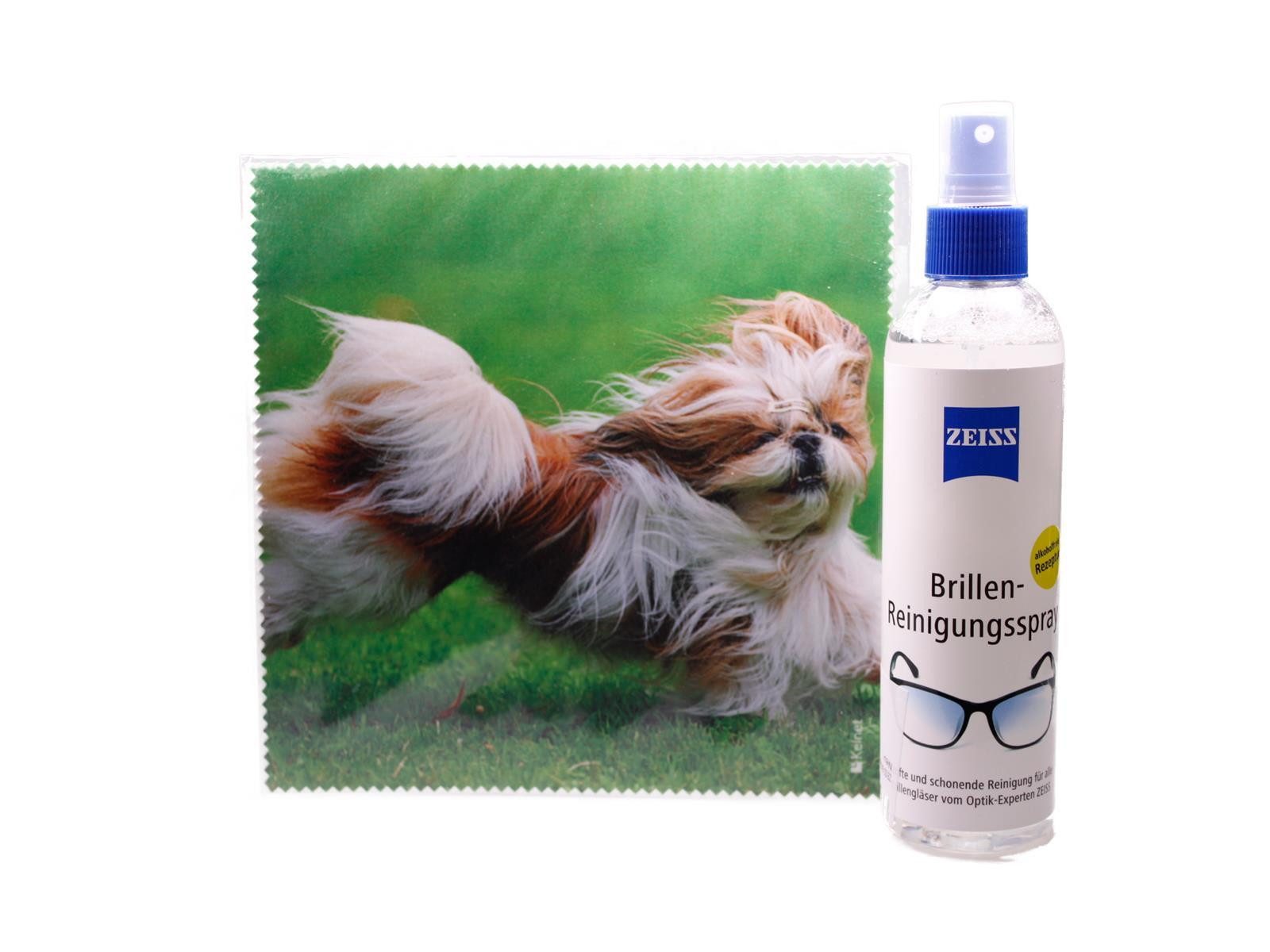 Brillenetui Mikrofasertuch "Shih Tzu" Größe 18,5*18,5 cm von La Kelnet