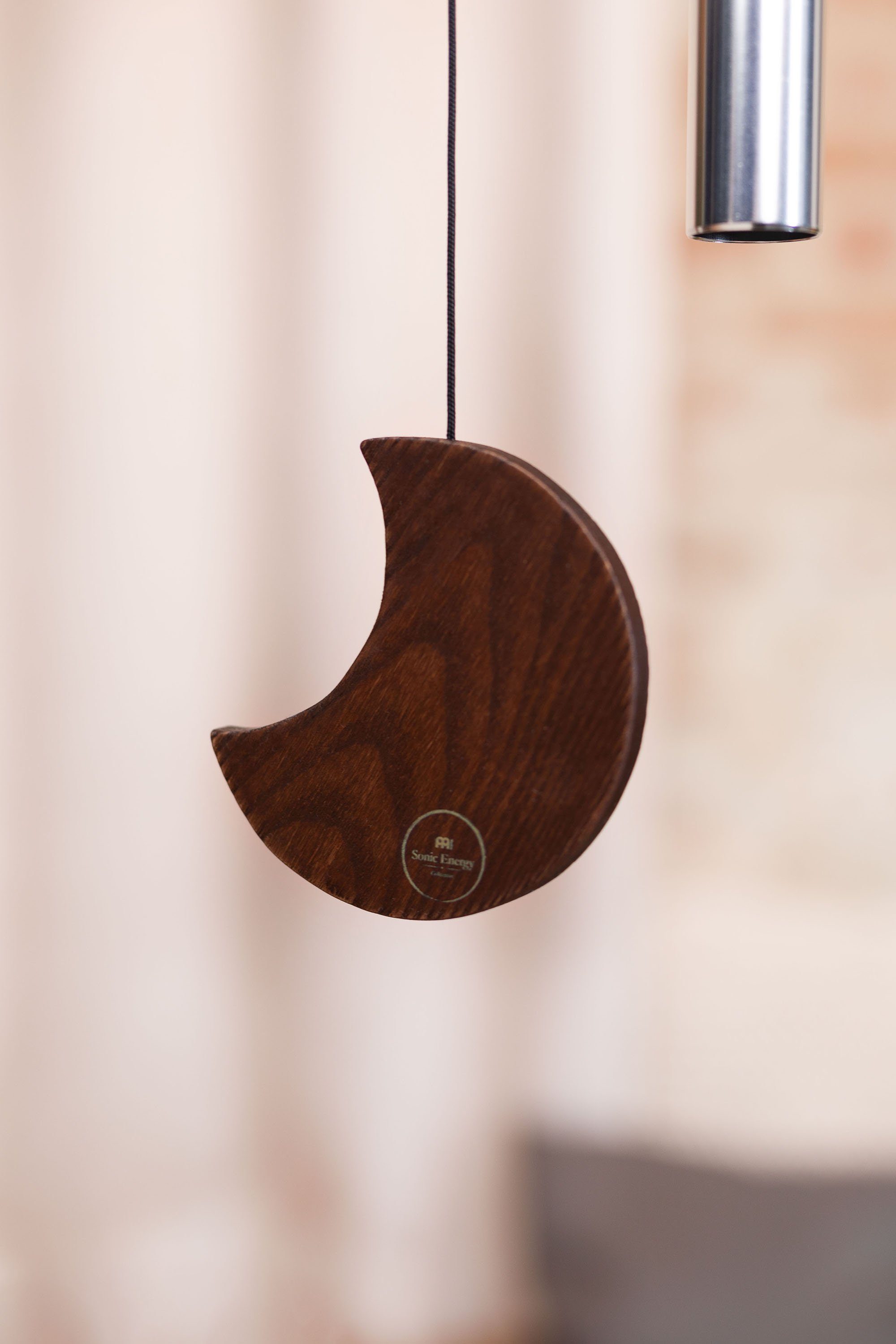 Klangstab), Aluminium Meinl Sonic (1 Meditation Energy Chime Silbernes Windspiel Moon