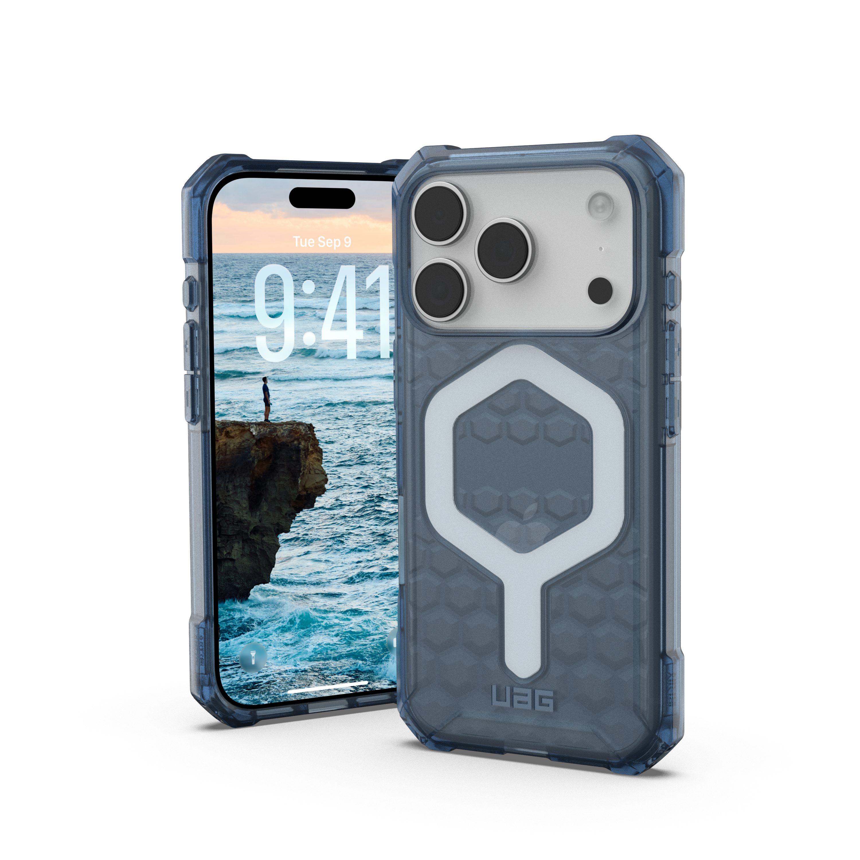 Urban Armor Gear Smartphone-Hülle Essential Armor - iPhone 18 Pro / iPhone 17 Pro MagSafe Hülle, [MagSafe optimiert, Fallschutz nach Militärstandard]