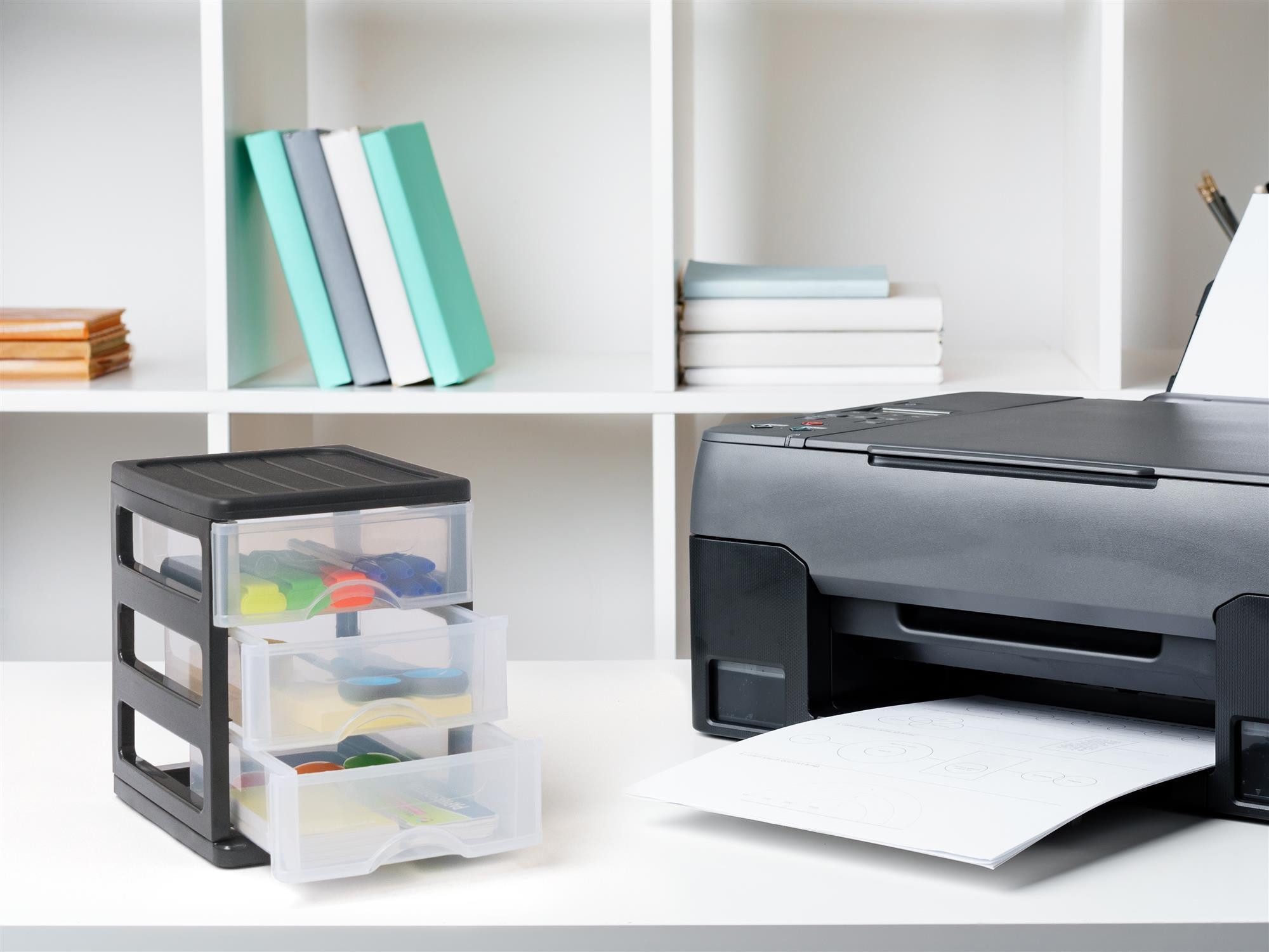 Hausfelder Schubladenbox Schubladenschrank A6 2 Stk. mit 3 Schubladen, (2-S günstig online kaufen