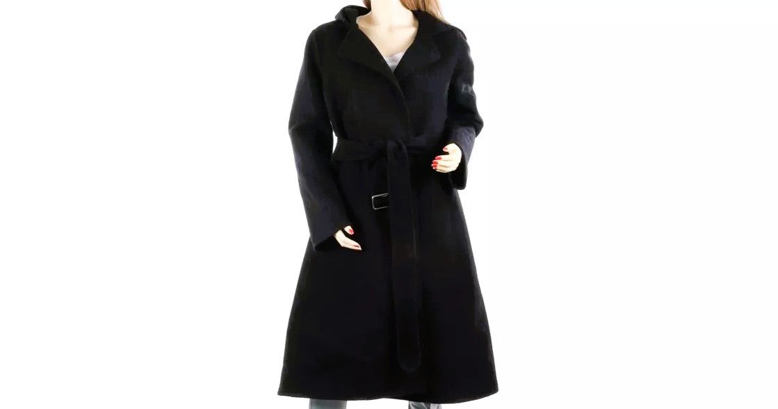 BURBERRY Wollmantel Burberry Damen Mäntel, Burberry Wrap Mantle, Burberry Wickel Mantel mit Kapuze