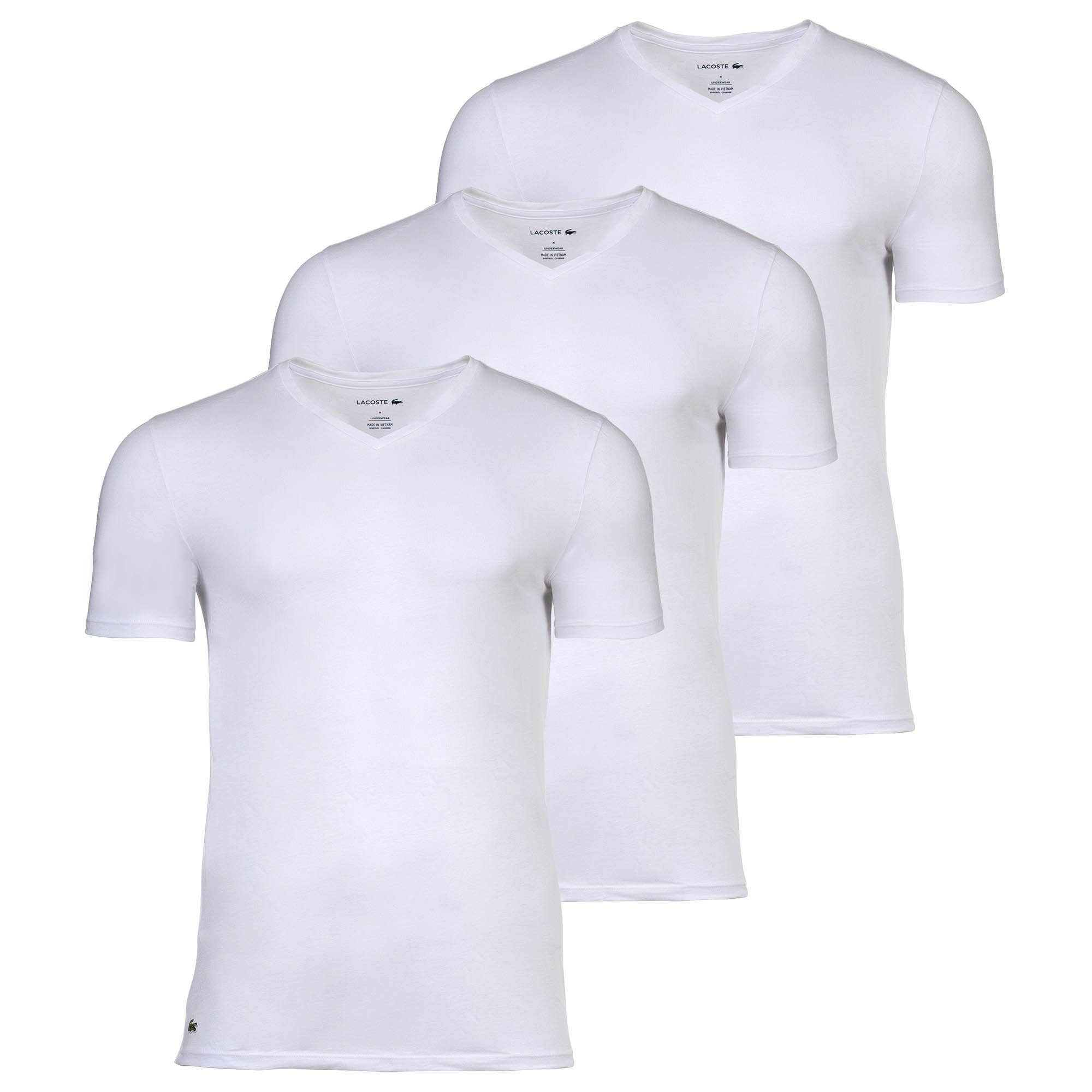 Lacoste T-Shirt Herren T-Shirt 3er Pack Baumwolle (Packung, 3er Pack)