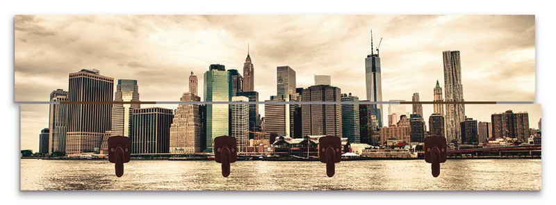 Artland Garderobenleiste Lower Manhattan Skyline, teilmontiert