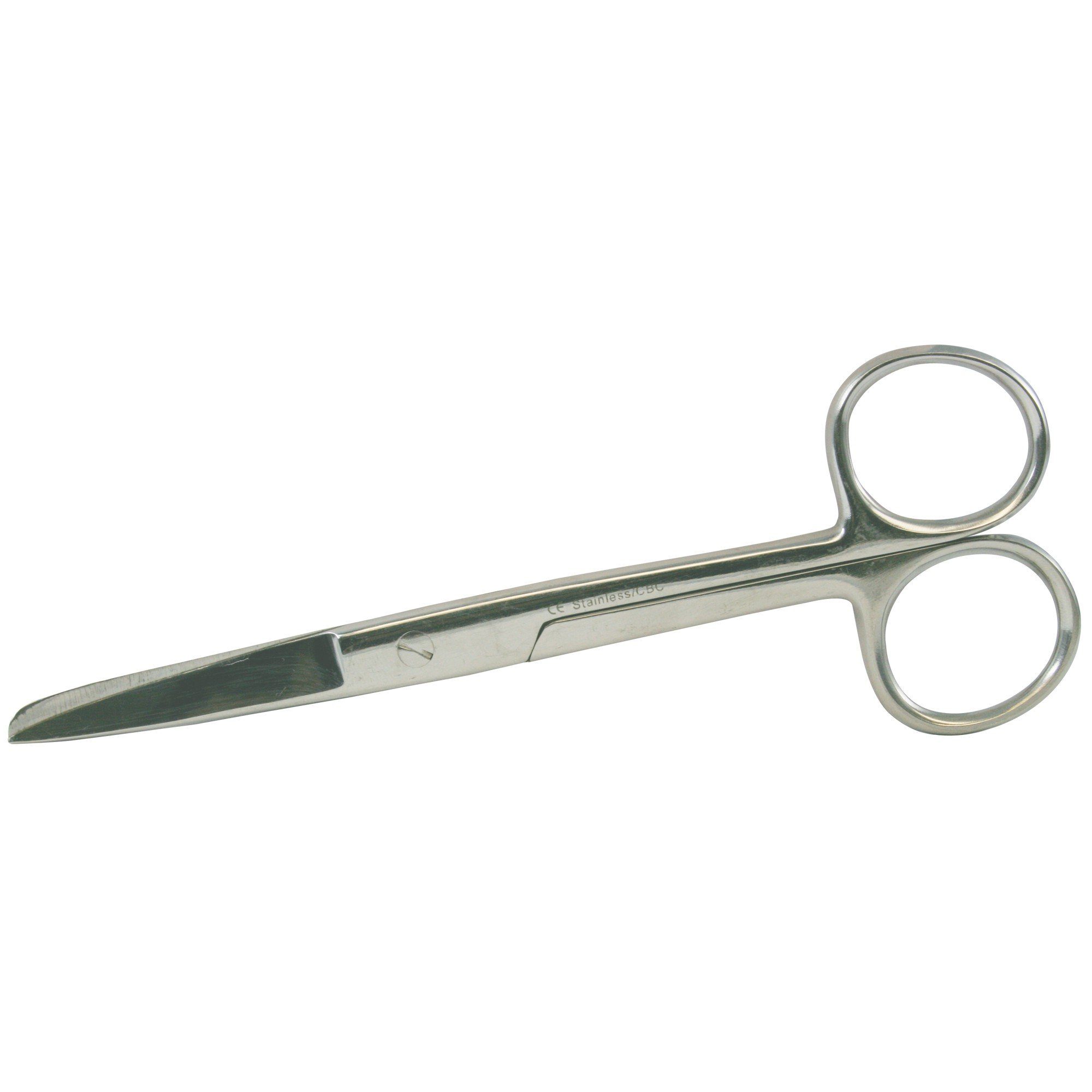 SANISMART Kombischere Chirurgische Schere gebogen spitz/stumpf 14,5 cm