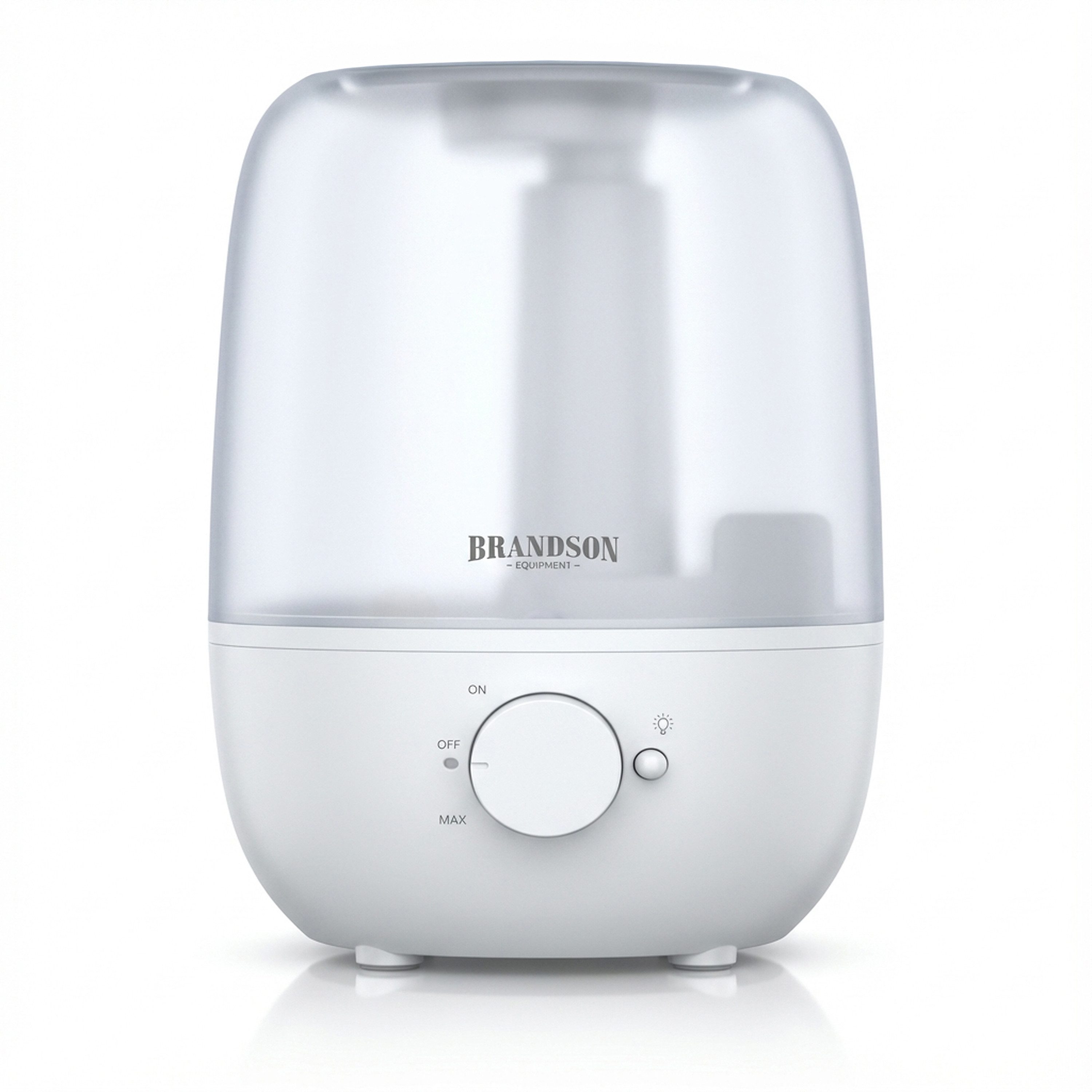 Brandson Luftbefeuchter mit Drehregler für stufenlose Nebeleinstellung, 2000 ml Wassertank, 2.0 l Wassertank, LED Licht Farbwechsel 7 Farben, automatische Abschaltung, leise