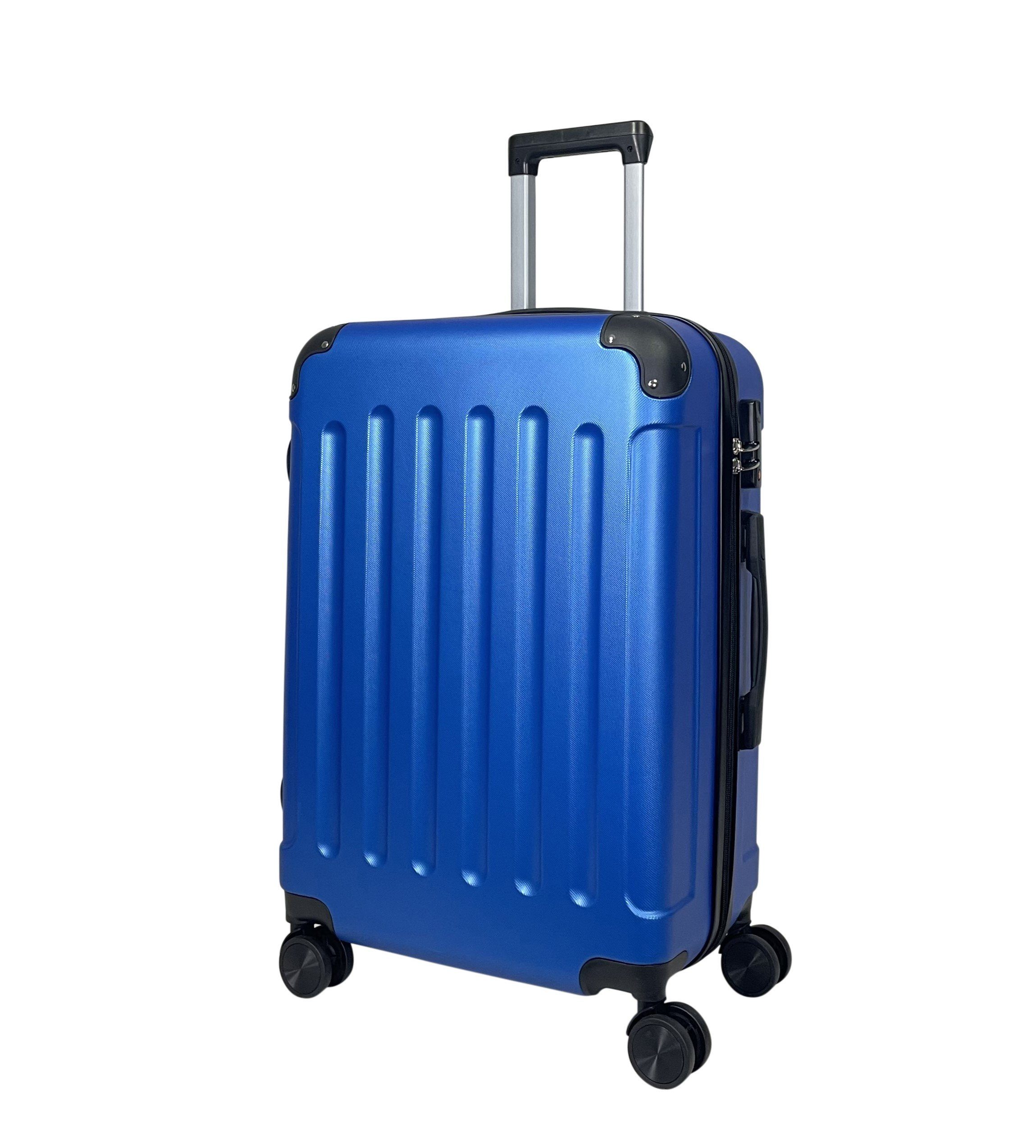 MTB Koffer Koffer Reisekoffer ABS Trolley 4 Zwillingsrollen M/L/XL oder Set Hellblau