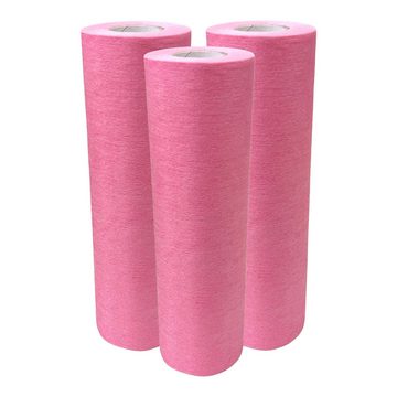 FTWdesign Universal Wischtuch auf Rolle in pink im 3er Set Reinigungstücher