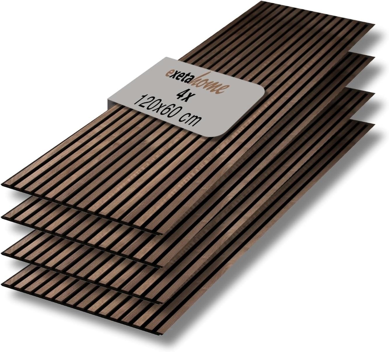 exeta Wandpaneel Akustikpaneele 4St je 60x120cm günstig online kaufen