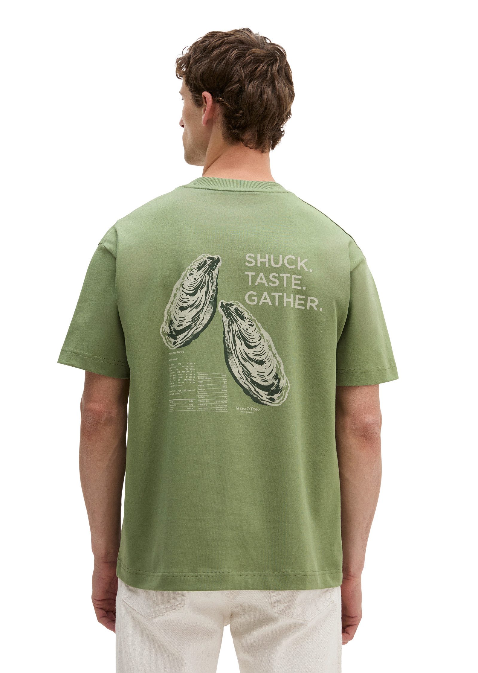 Marc O'Polo T-Shirt mit maritinem Rückenprint