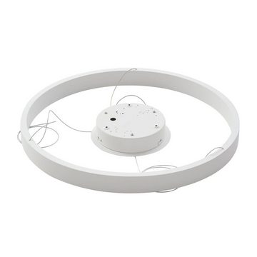 Arcchio LED-Hängeleuchte Answin, LED-Leuchtmittel fest verbaut, warmweiß, Modern, Metall, sandweiß, 1 flammig, inkl. Leuchtmittel