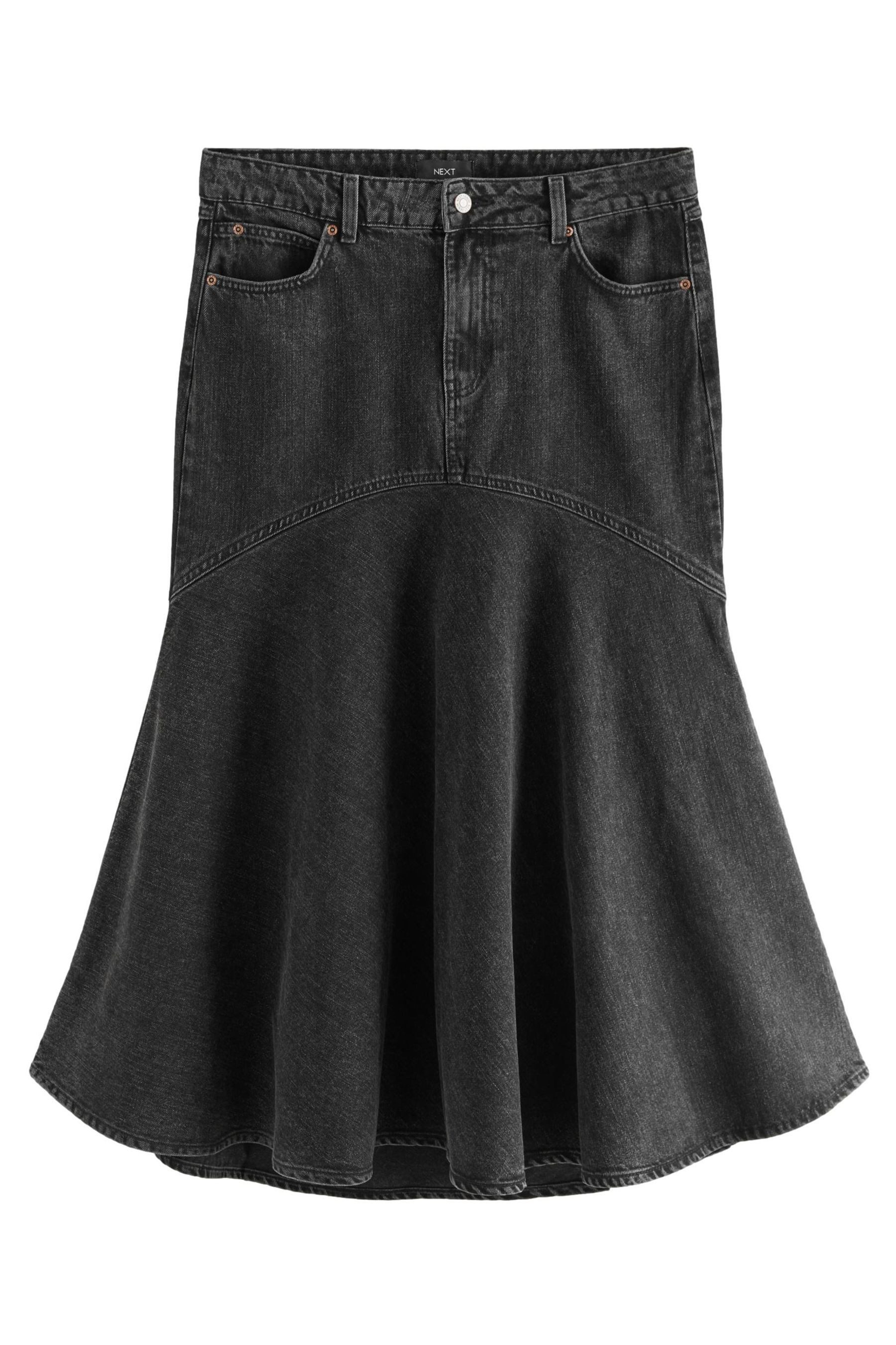 Next Jeansrock Fischschwanz-Jeansrock aus Baumwolle, Kurzgröße günstig online kaufen