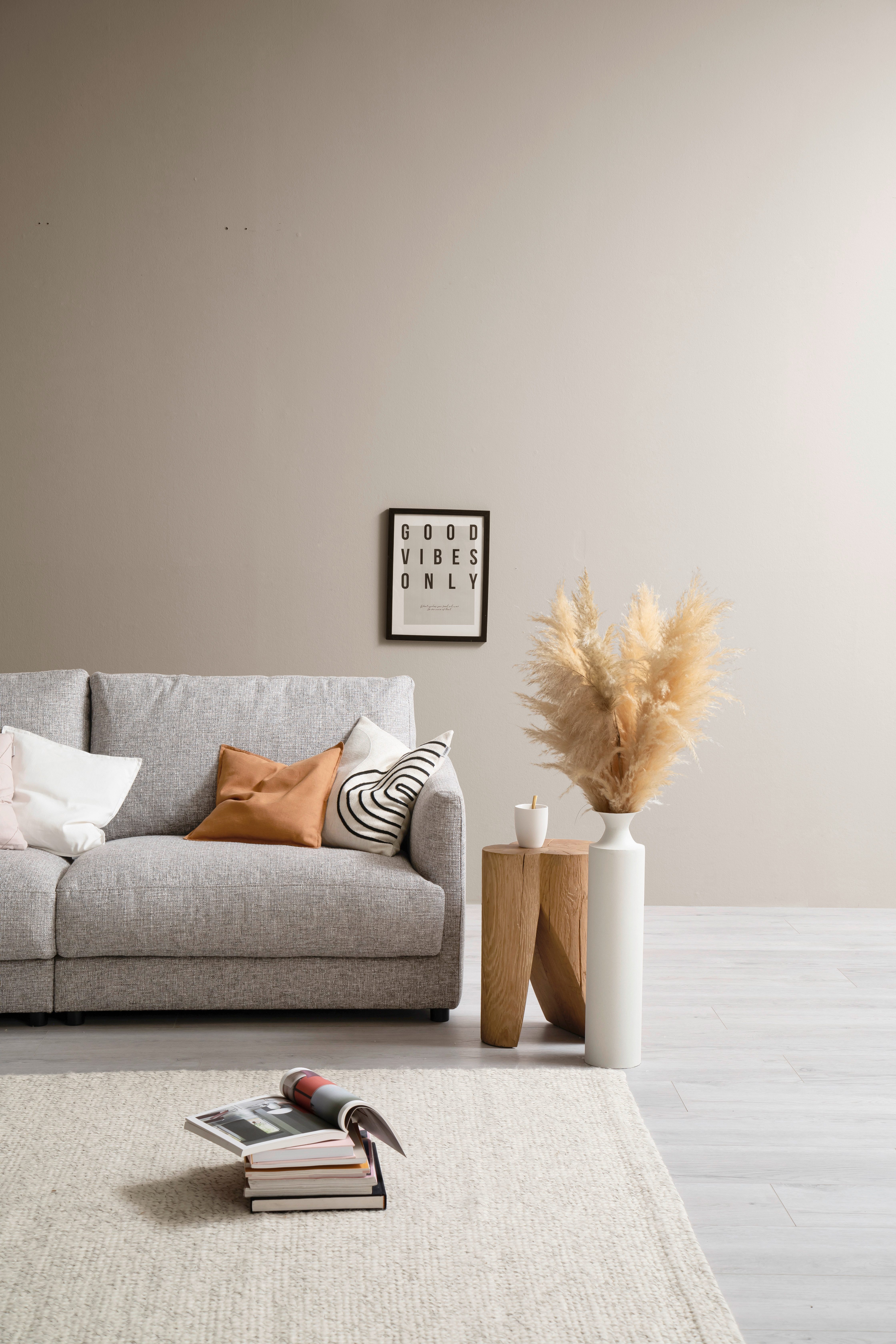 SCHÖNER WOHNEN-Kollektion Teppich Enisa 6027, rechteckig, Höhe: 15 mm, Struktur, Wolle, handweb, Wohnzimmer, Schöner Wohnen Kollektion