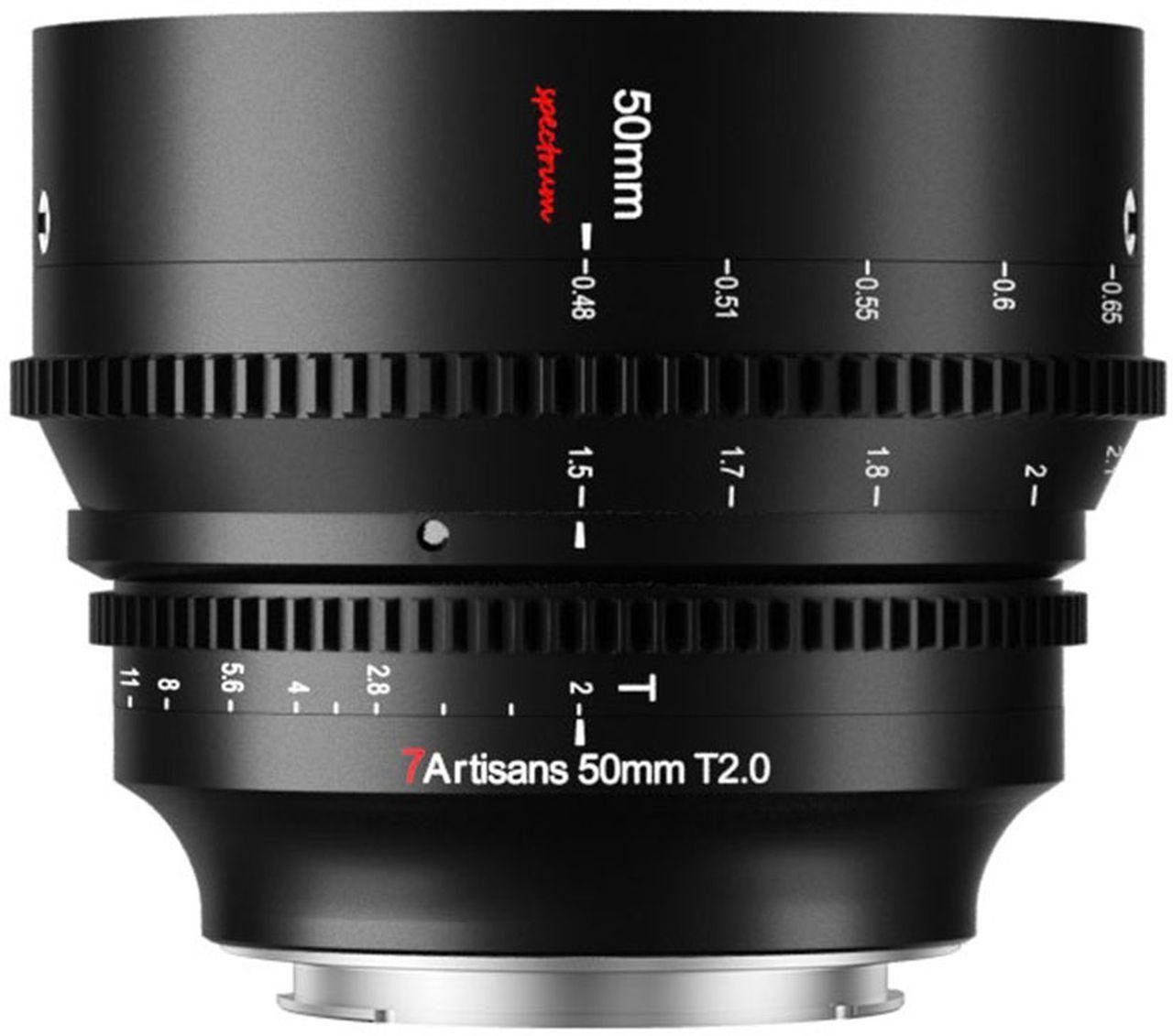 Sony E-Mount 7Artisans Spectrum 50mm T2.0 Zoomobjektiv