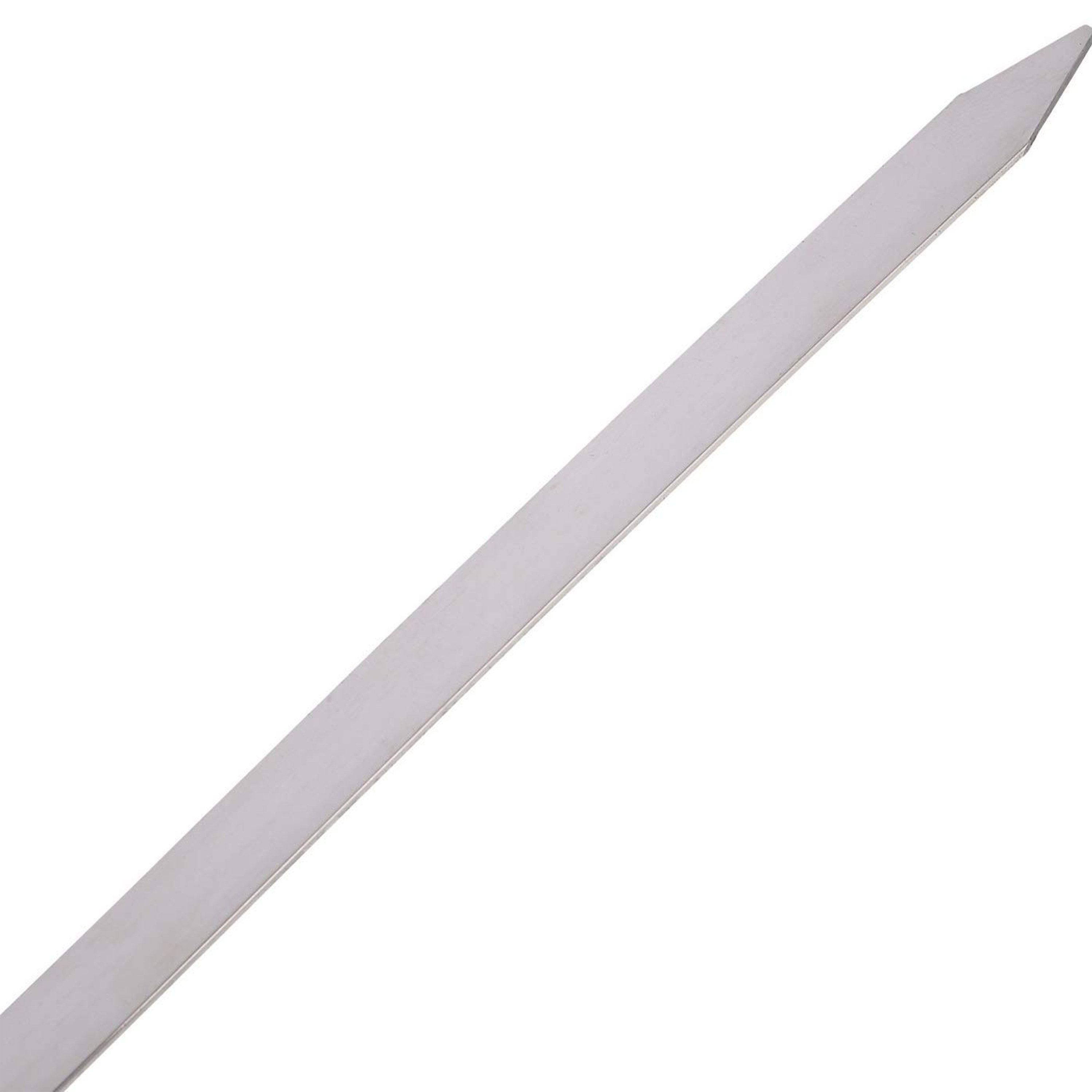 Praknu Grillspieß 12 Grillspieße Schaschlikspieße 40cm - Edelstahl Gehärtet (Set, 12-St., 12 Metallspieße aus Edelstahl rostfrei), aus Edelstahl 40cm, Fleischspieße für BBQ & Grill, Kebab Spieße