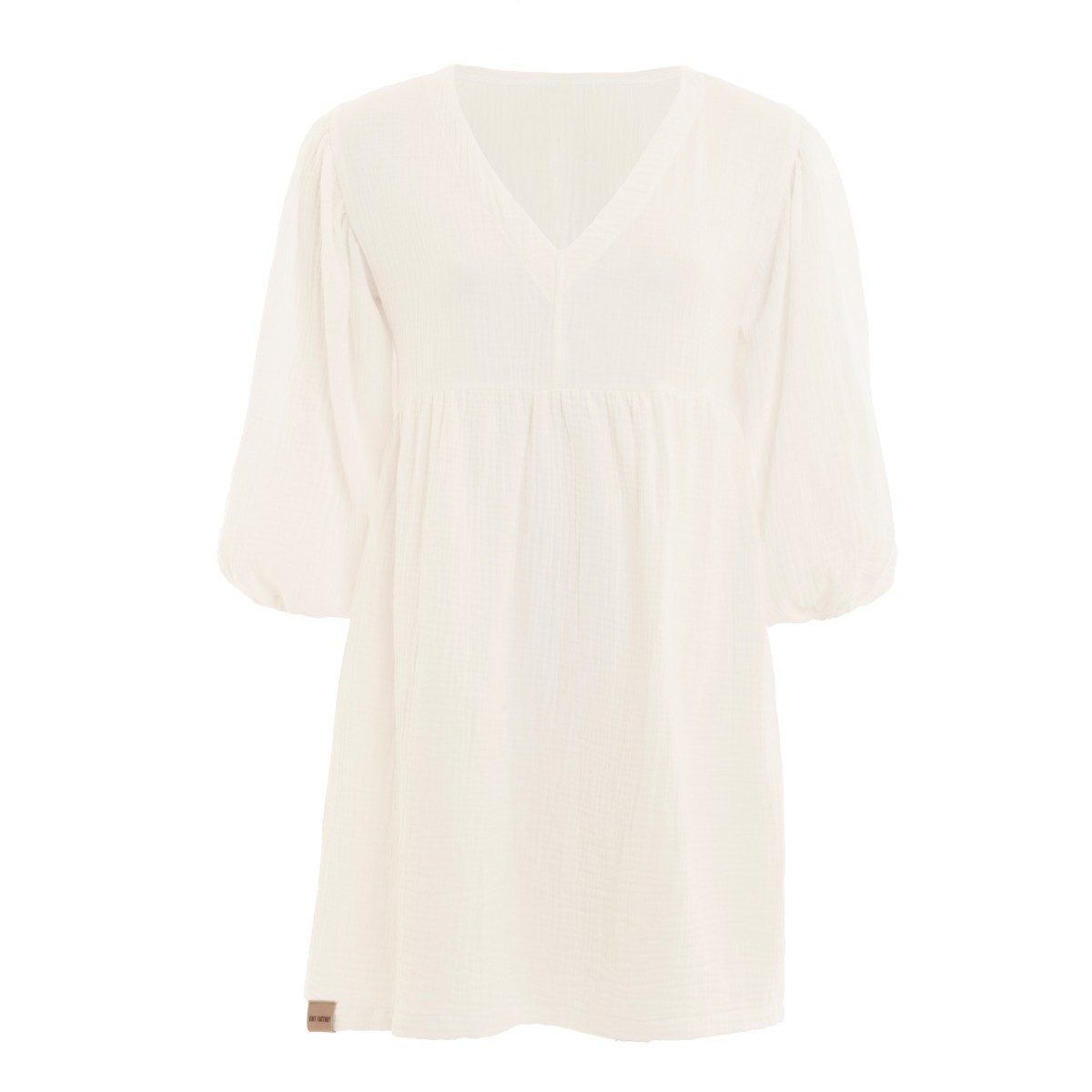 Knit Factory Strickkleid Drew Ecru 40 42 Beige 40/42 (Spar-Set, 1-tlg., 1 x Drew Kleid Ecru - 40/42) Modell Drew, für Frühjahr, Sommer