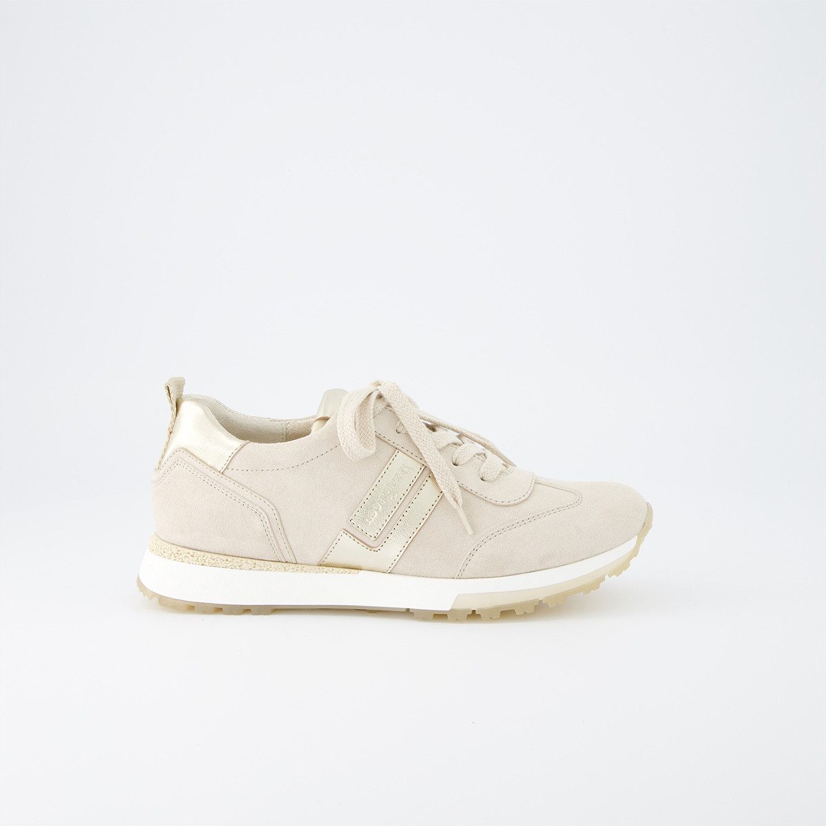 Paul Green 5392-077, Sneaker in Beige für Damen Sneaker