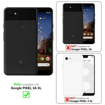 Cadorabo Schutzfolie Tempered Retail Packaging, (Google PIXEL 3A XL), Schutzglas Panzer Folie (Tempered) Display-Schutzglas mit 3D Touch