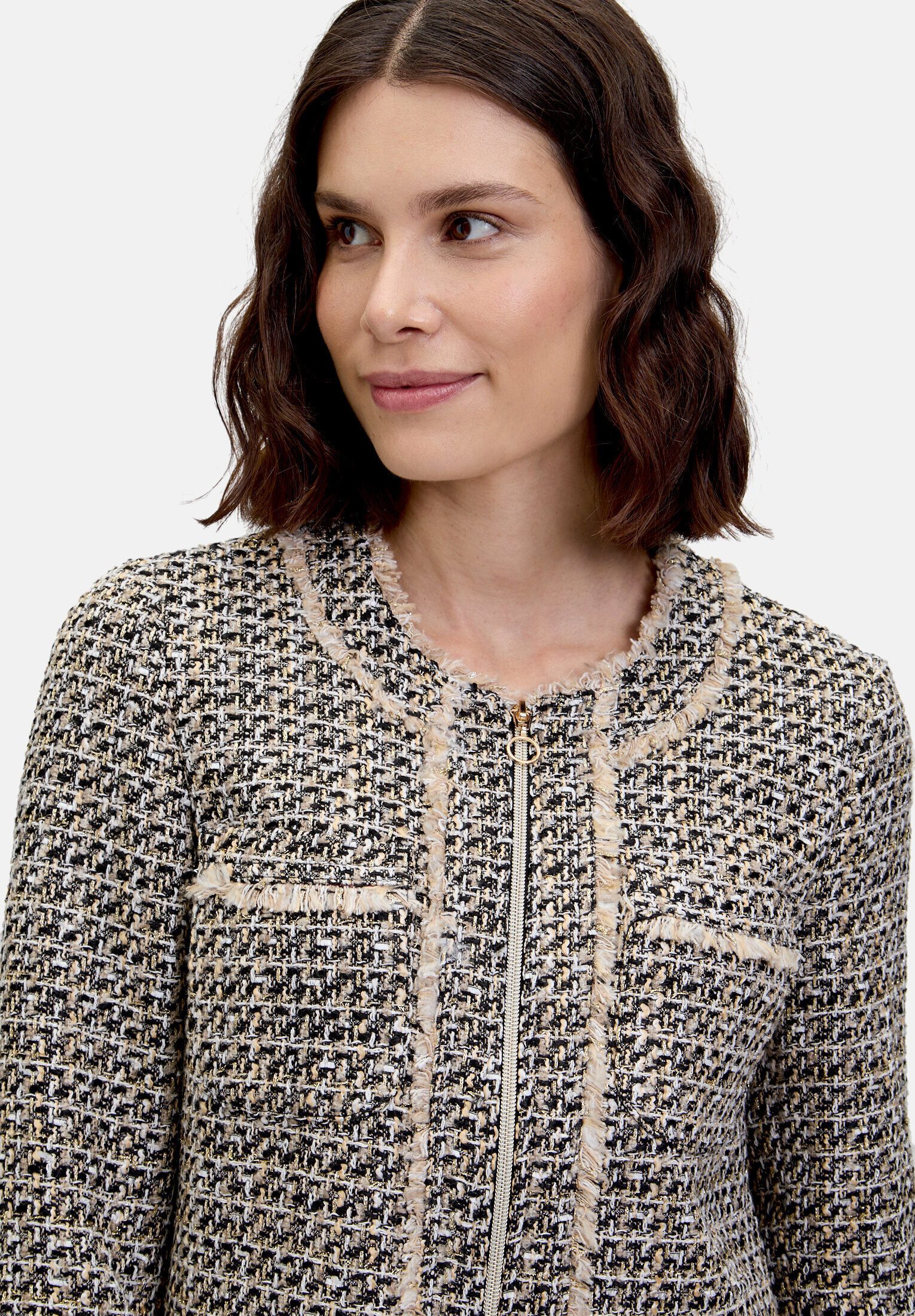 Betty Barclay Jackenblazer Damen mit Fransen