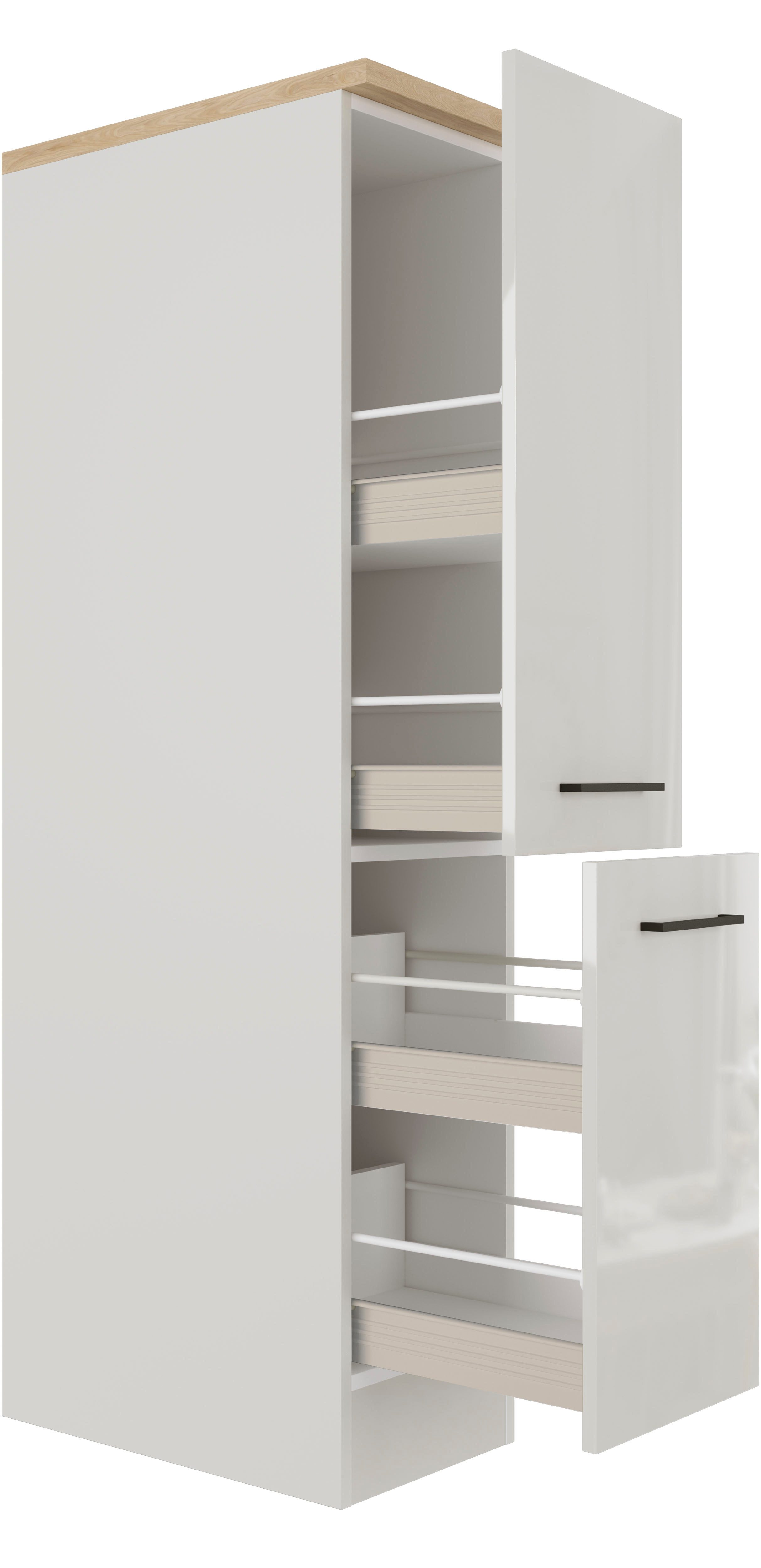 Flex-Well Apothekerschrank Lund (B x H x T) 30 x 161 x 57 in Highboardhöhe