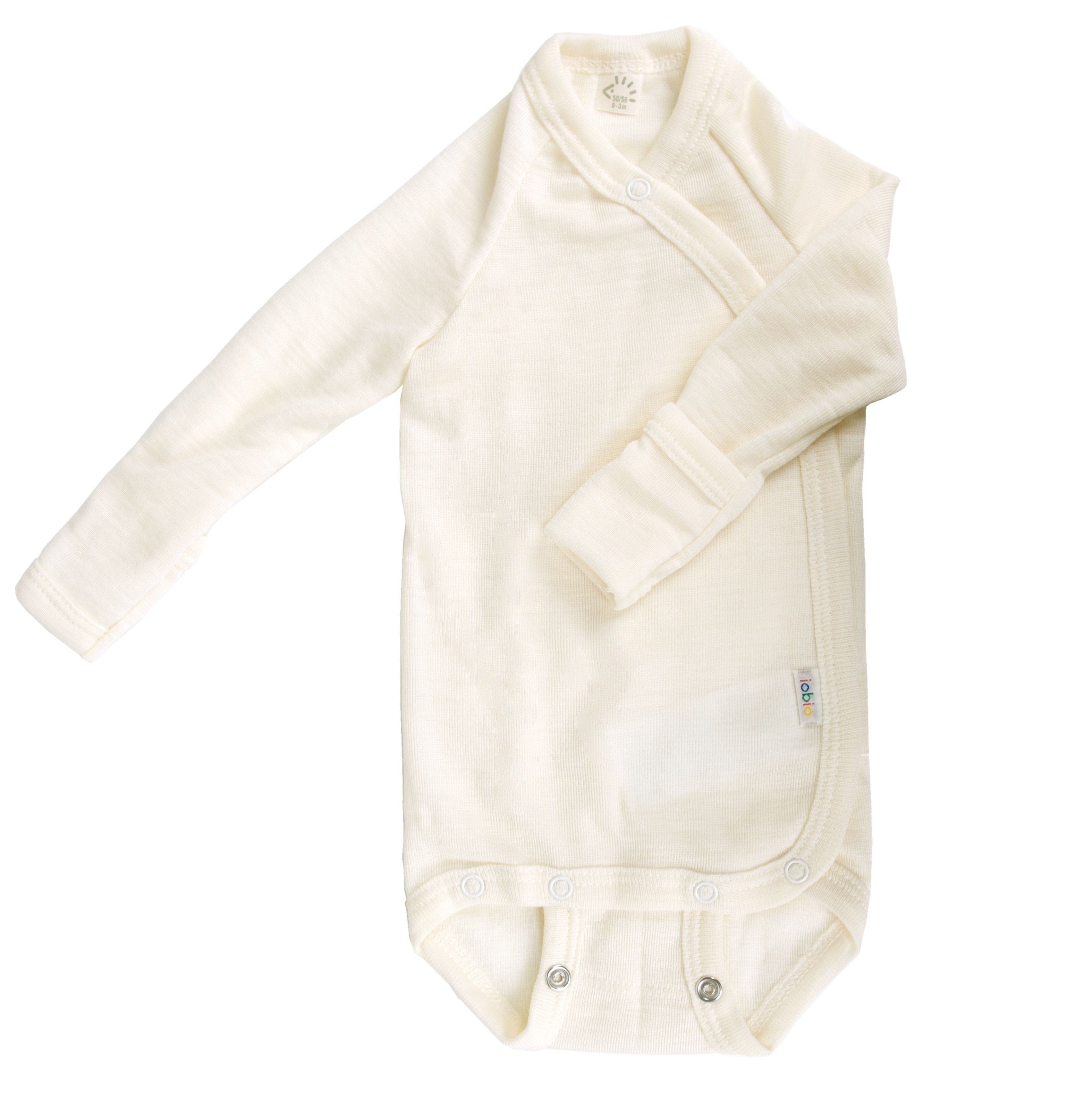 Popolini Wickelbody Iobio Baby Wickelbody aus Wolle Seide