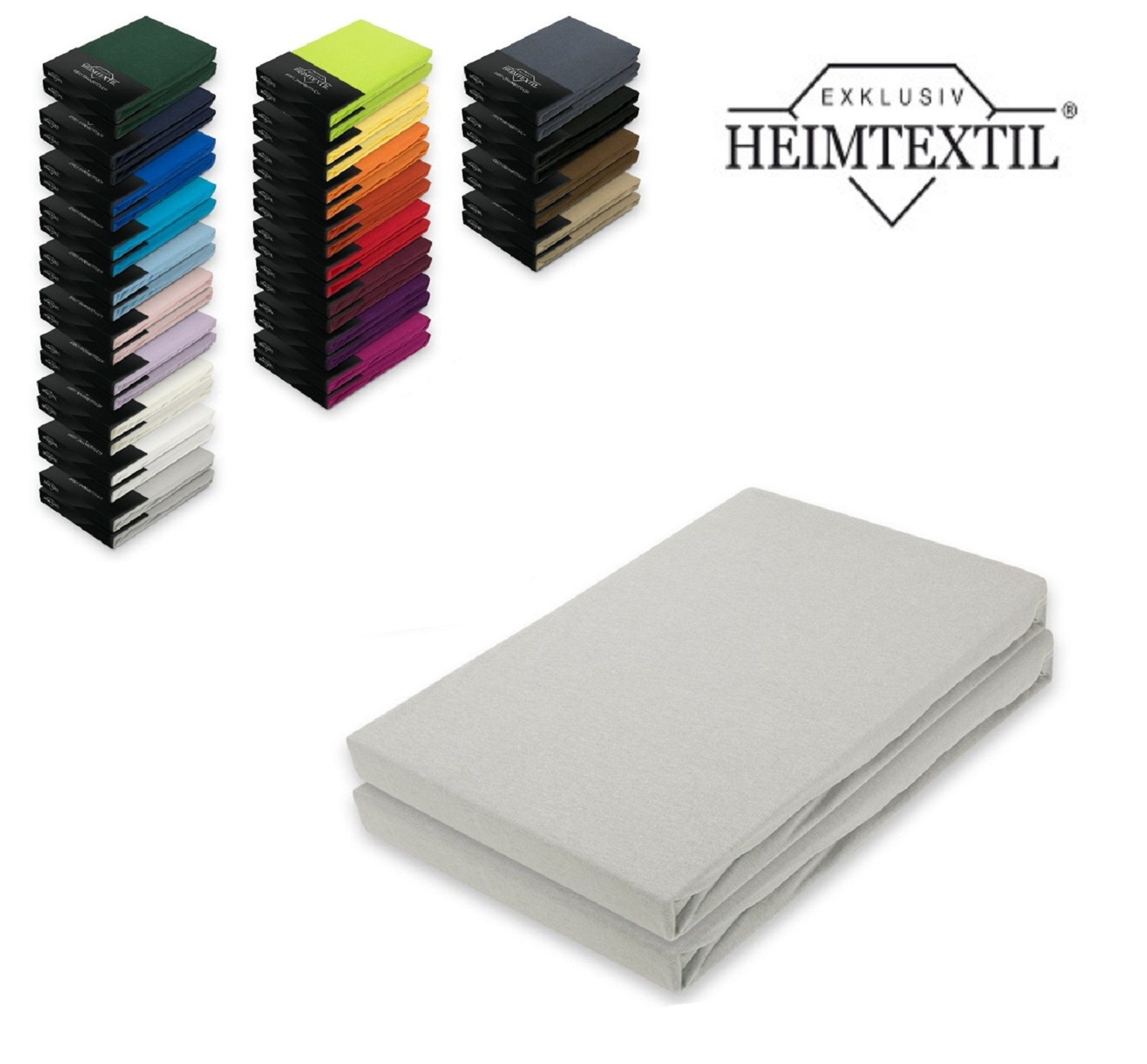 EXKLUSIV HEIMTEXTIL Spannbettlaken Marke Jersey Spannbettlaken günstig online kaufen