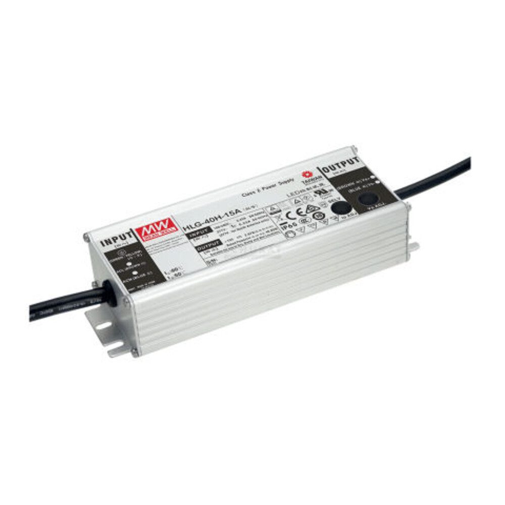 MeanWell "HLG-40H-36B" 36V, Einbau, 40W, dimmbar, wassergeschützt, Hochvolt LED Trafo