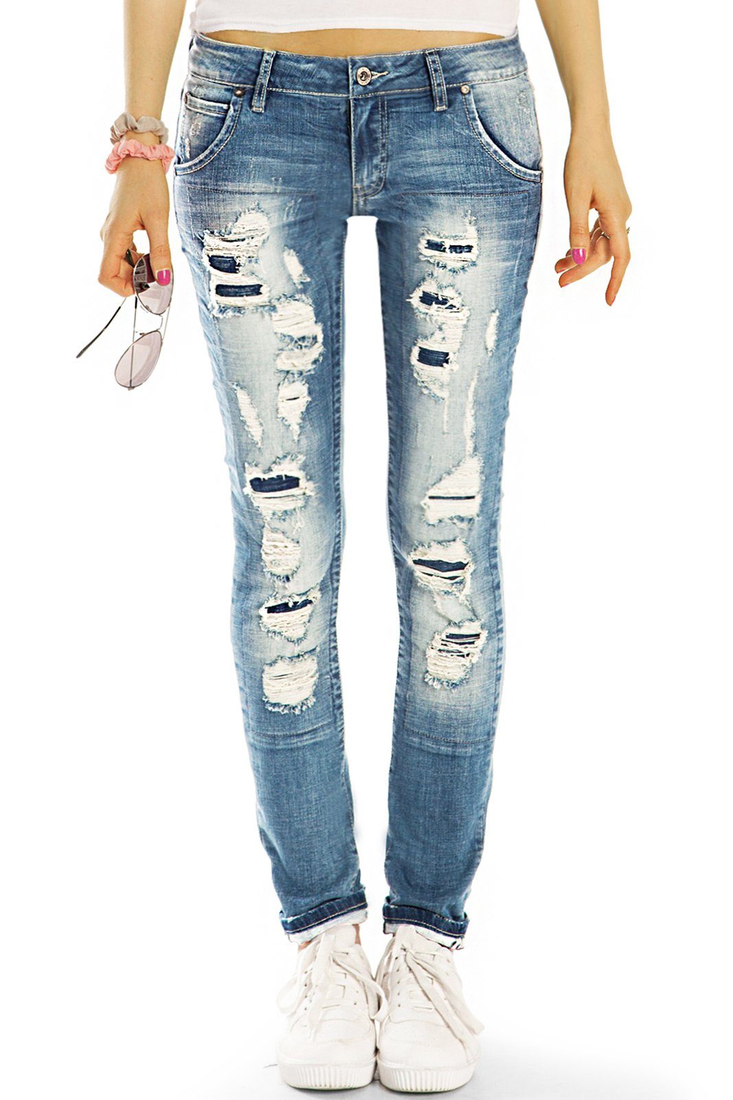be styled Destroyed-Jeans Low Waist Hüftjeans günstig online kaufen