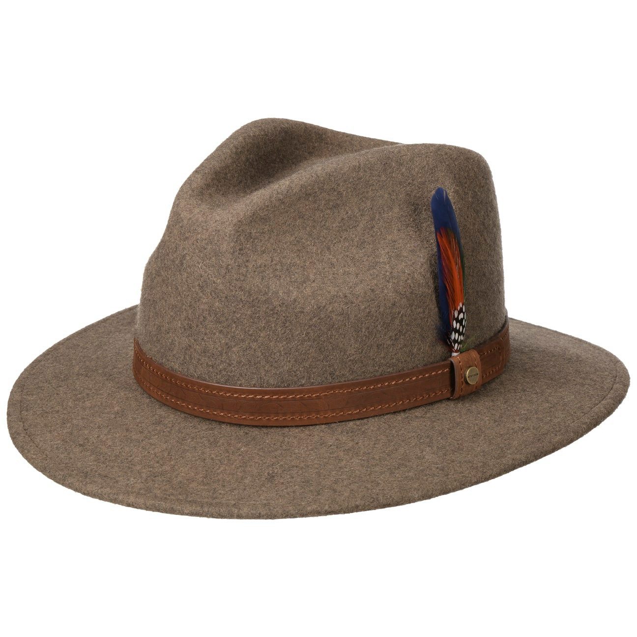 Stetson Filzhut (1-St) Filzhut mit Lederband