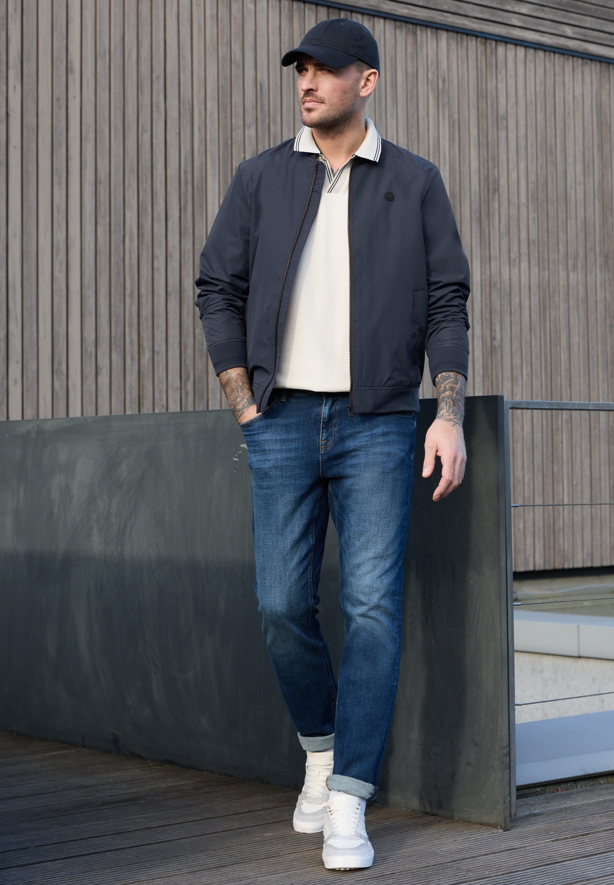 STREET ONE MEN Blouson mit Stehkragen günstig online kaufen