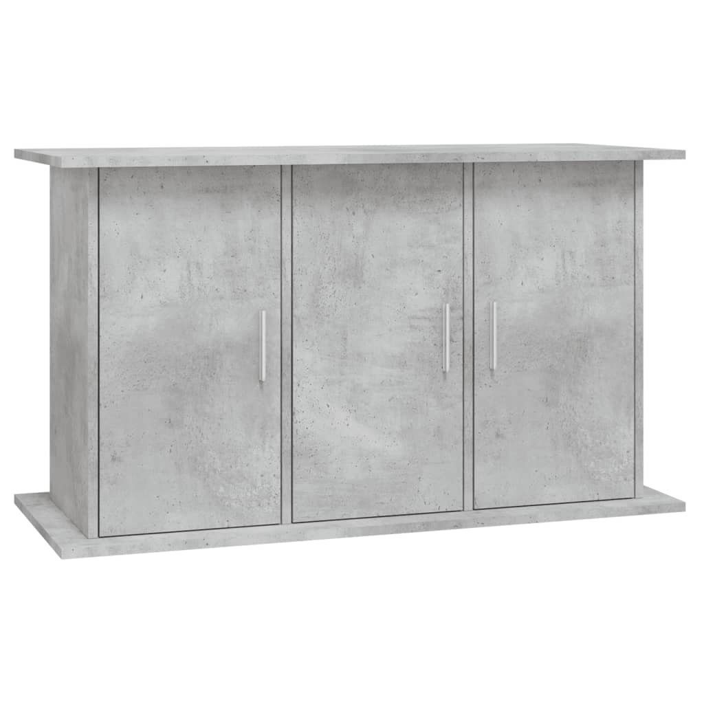 Aquariumunterschrank Aquariumständer Betongrau 101x41x58 cm Spanplatte Aquarium Unterstand