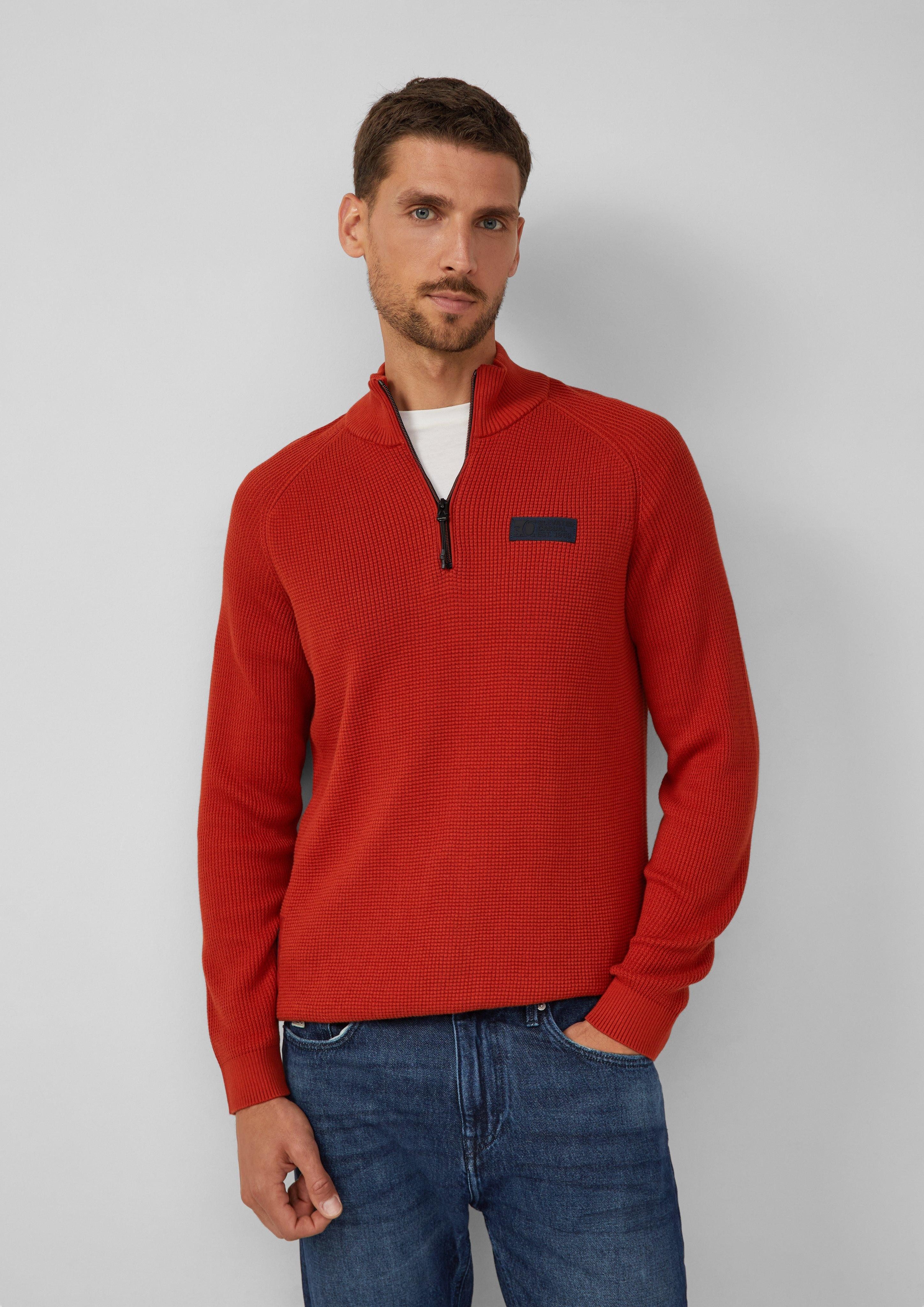 s.Oliver Strickpullover Pullover aus Strukturstrick mit günstig online kaufen