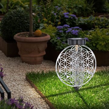 Globo LED Solarleuchte, LED-Leuchtmittel fest verbaut, Warmweiß, Solar Lampe Outdoor Solarleuchte orientalisch LED Garten Laterne