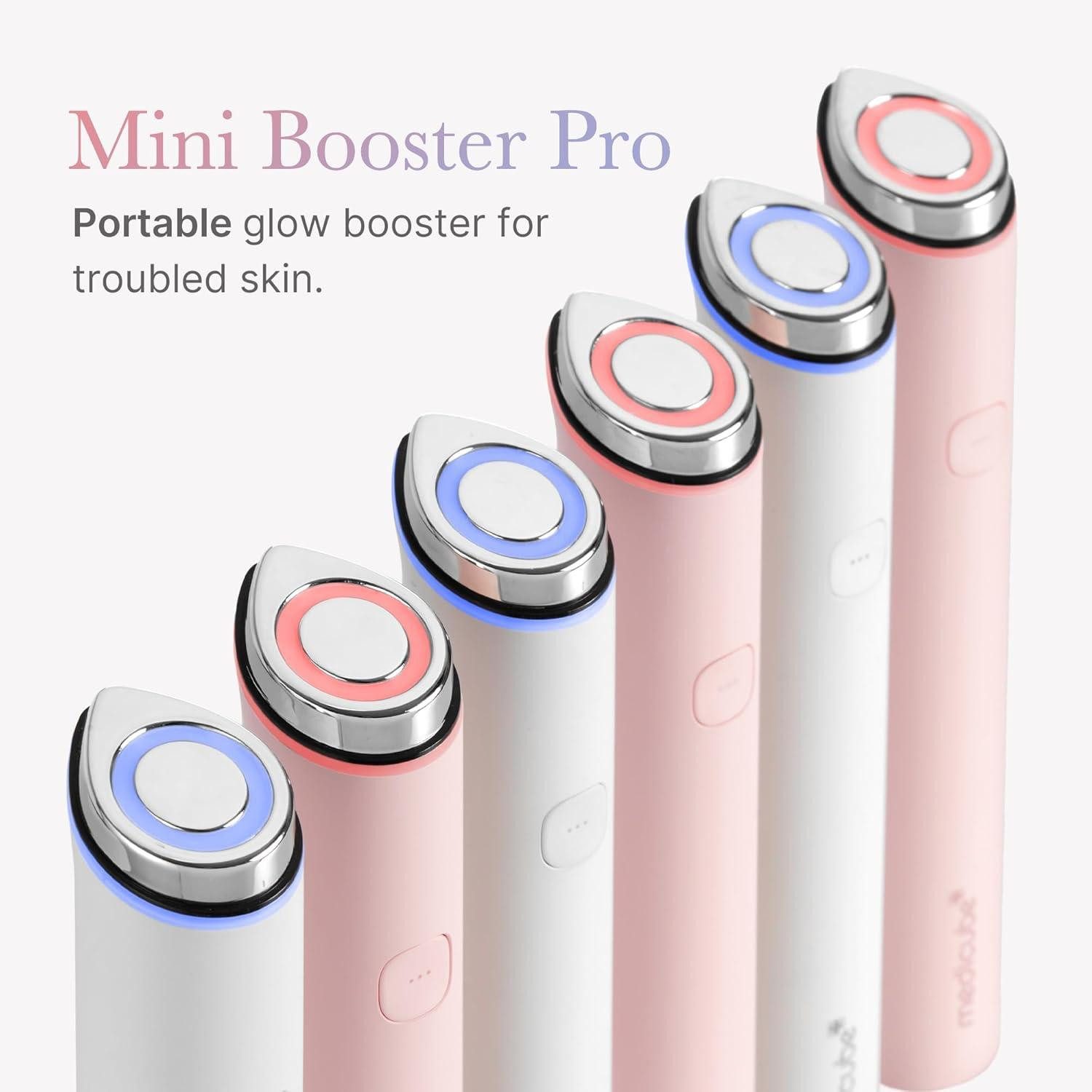 Medicube Lichttherapiegerät Age-R Booster Pro Mini Pink Edition – 6-in-1 Hautpflegegerät mit LED, EMS, Elektroporation & Schallvibration für straffere Haut, verbesserten Glow und maximale Absorption – tragbar, USB-C, für alle Hauttypen