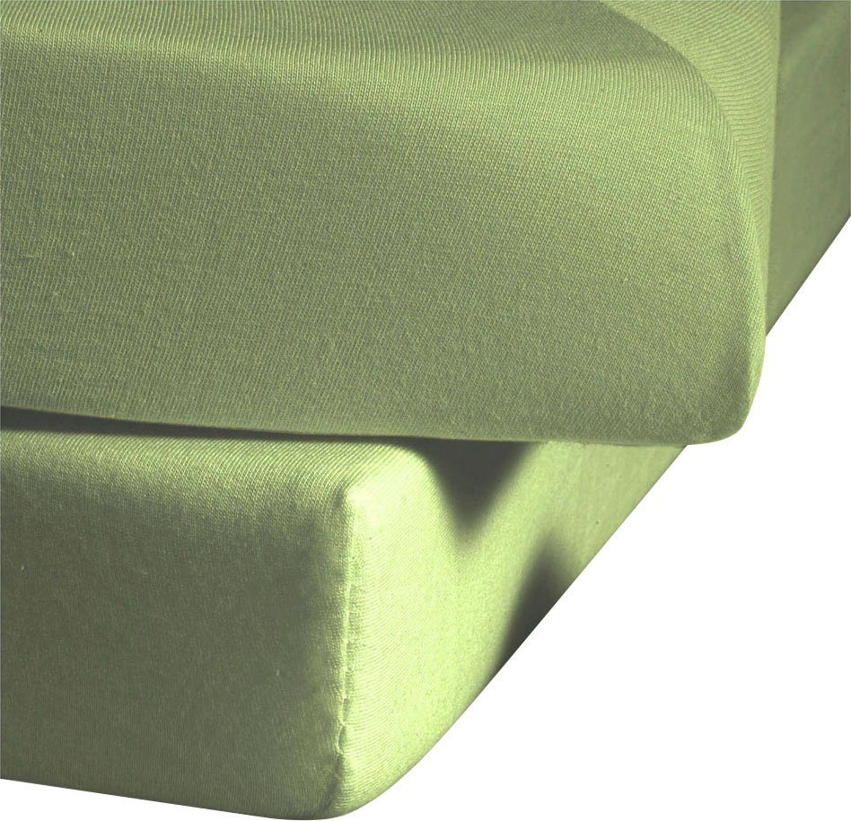 fleuresse Betttuch Colours, Mako-Satin, Gummizug: ohne, günstig online kaufen