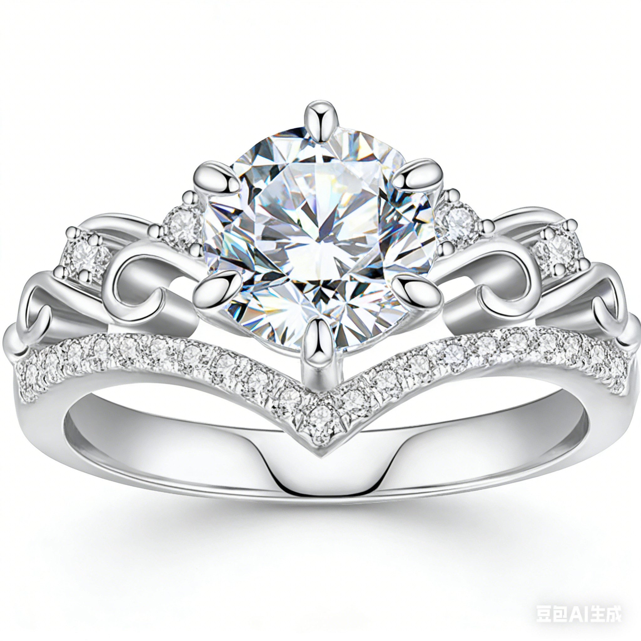 Diamantring ring gold damen 585 echtgold, wedding ring 1ct D Vs1,labordiamant