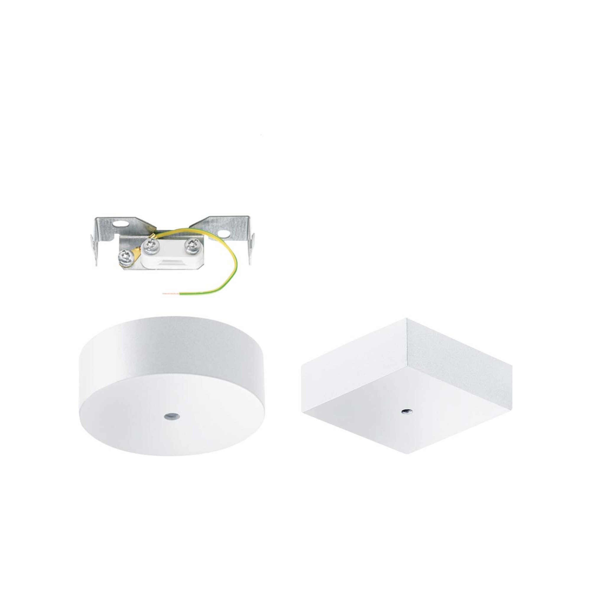 TRILUX Mörtelkübel Trilux Deckenanschlussdose eckig, si-gr ZAE 03