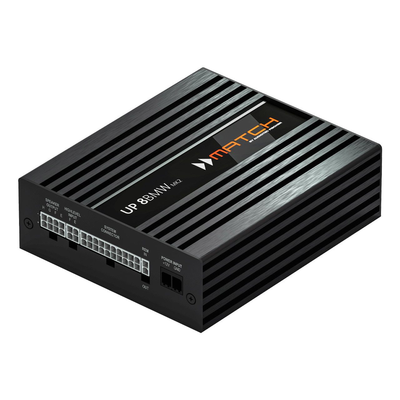 Match UP 8BMW MK2 8-Kanal Plug&Play Upgrade-Verstärker 9-Kanal DSP für BMW Endverstärker (Anzahl Kanäle: 8)
