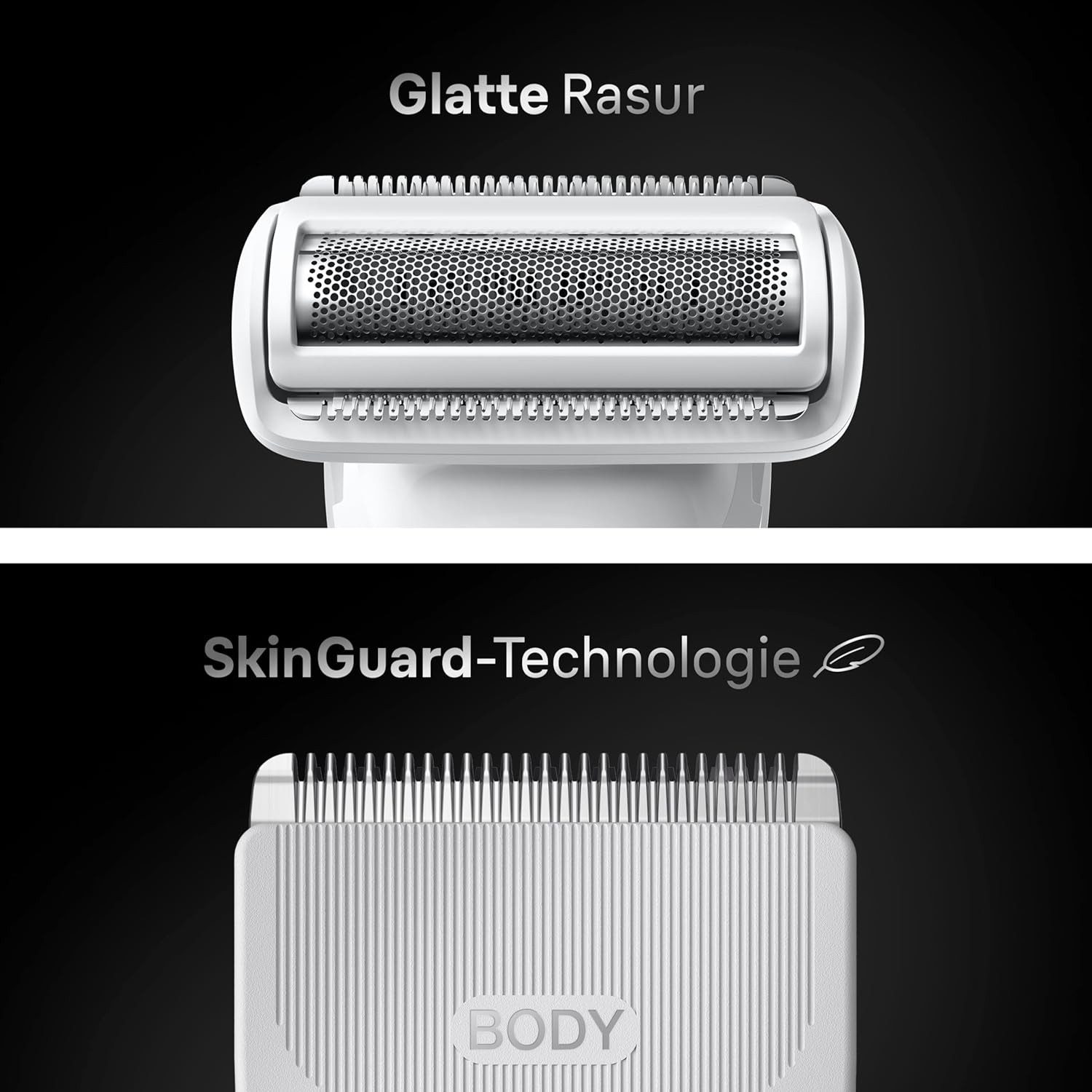 Braun Körperrasierer Braun Bodygroomer Series 7 Körperrasierer Herren BG7555 Grau + Etui