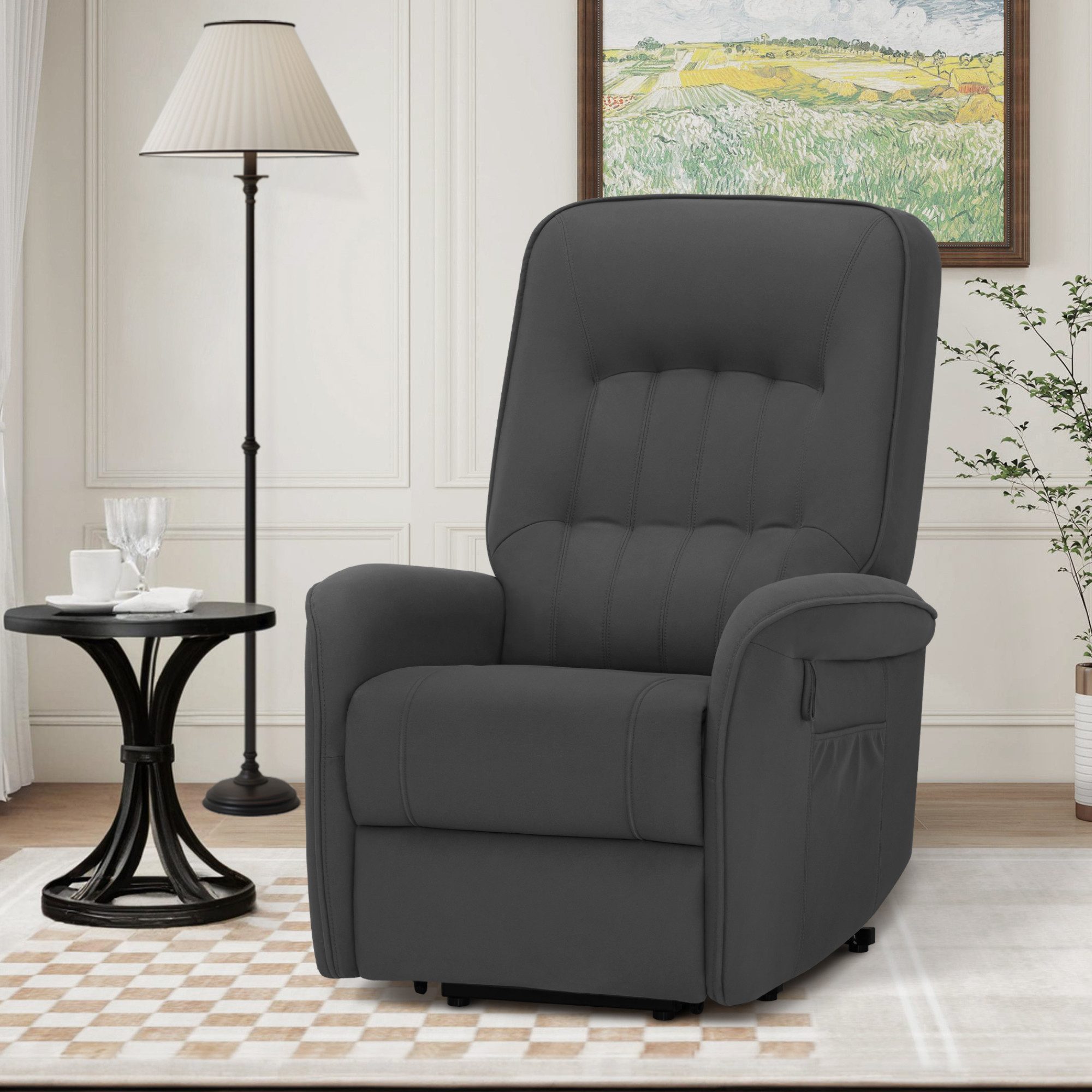 MCombo Relaxsessel M MCombo Fernsehsessel mit Aufstehhilfe 7584 (Mikrofaser günstig online kaufen