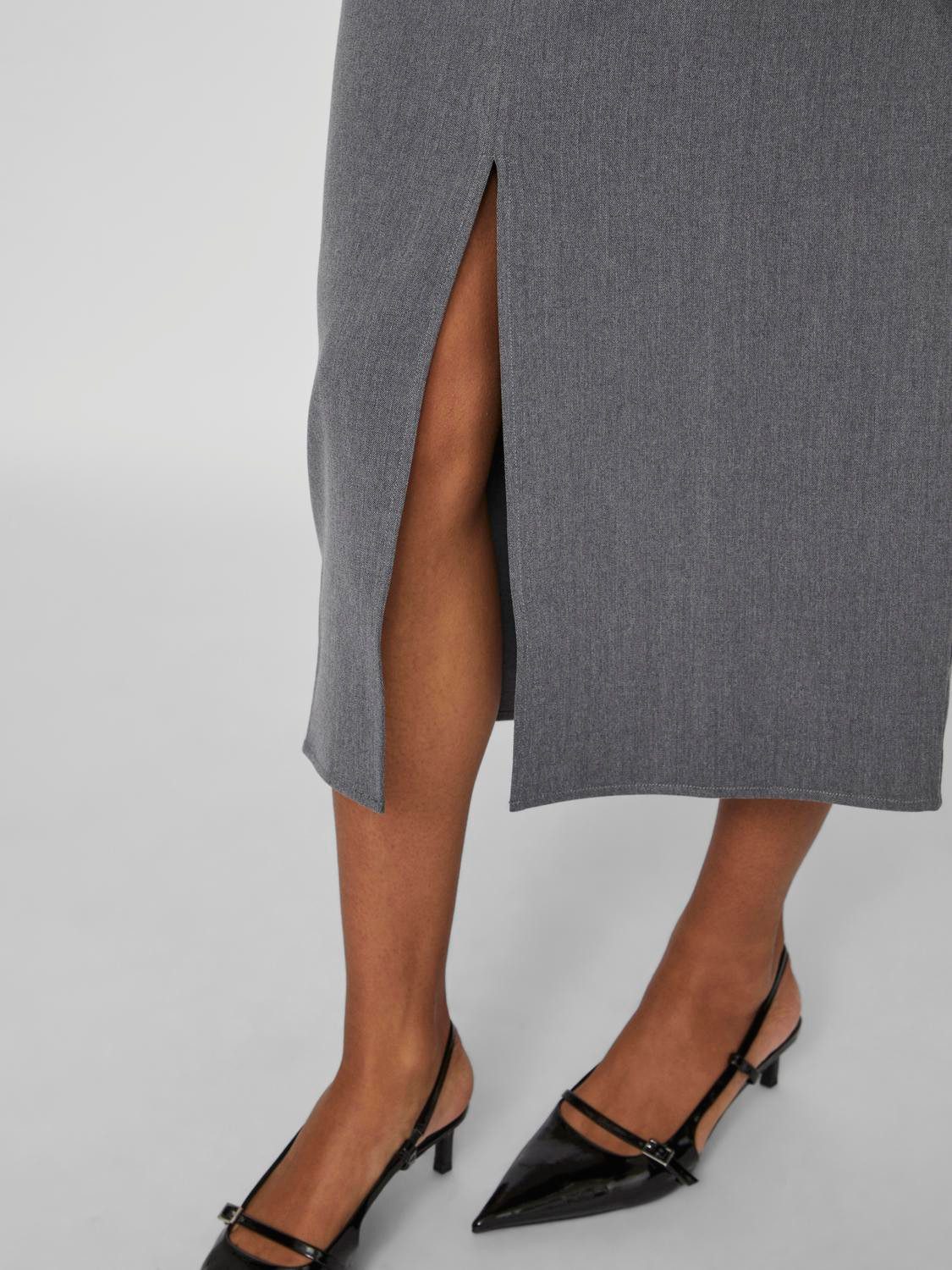 Vila Maxirock VIVARONE HW LONG SKIRT günstig online kaufen