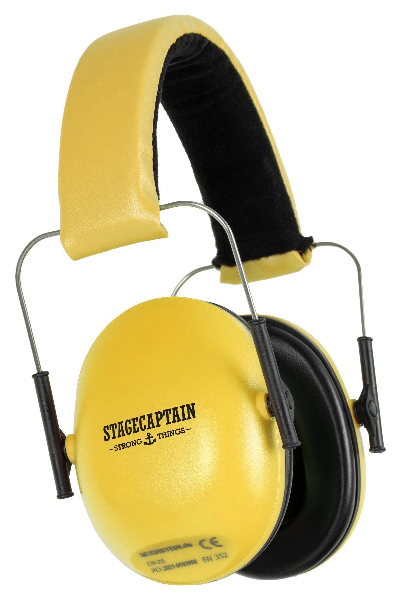 Stagecaptain Bügelgehörschutz Contranoise CN-25 Gehörschutz mit 25 dB Dämpfung, Ohrenschützer für Kinder und Erwachsene Gelb
