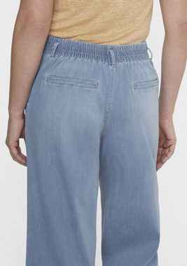 Paddock's Culotte Culotte Denim mit elastischem Bund und Jeans Band