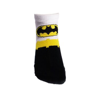 DC Comics Kurzsocken Batman Jungen Kinder Socken 2-er Pack Gr. 23 bis 34