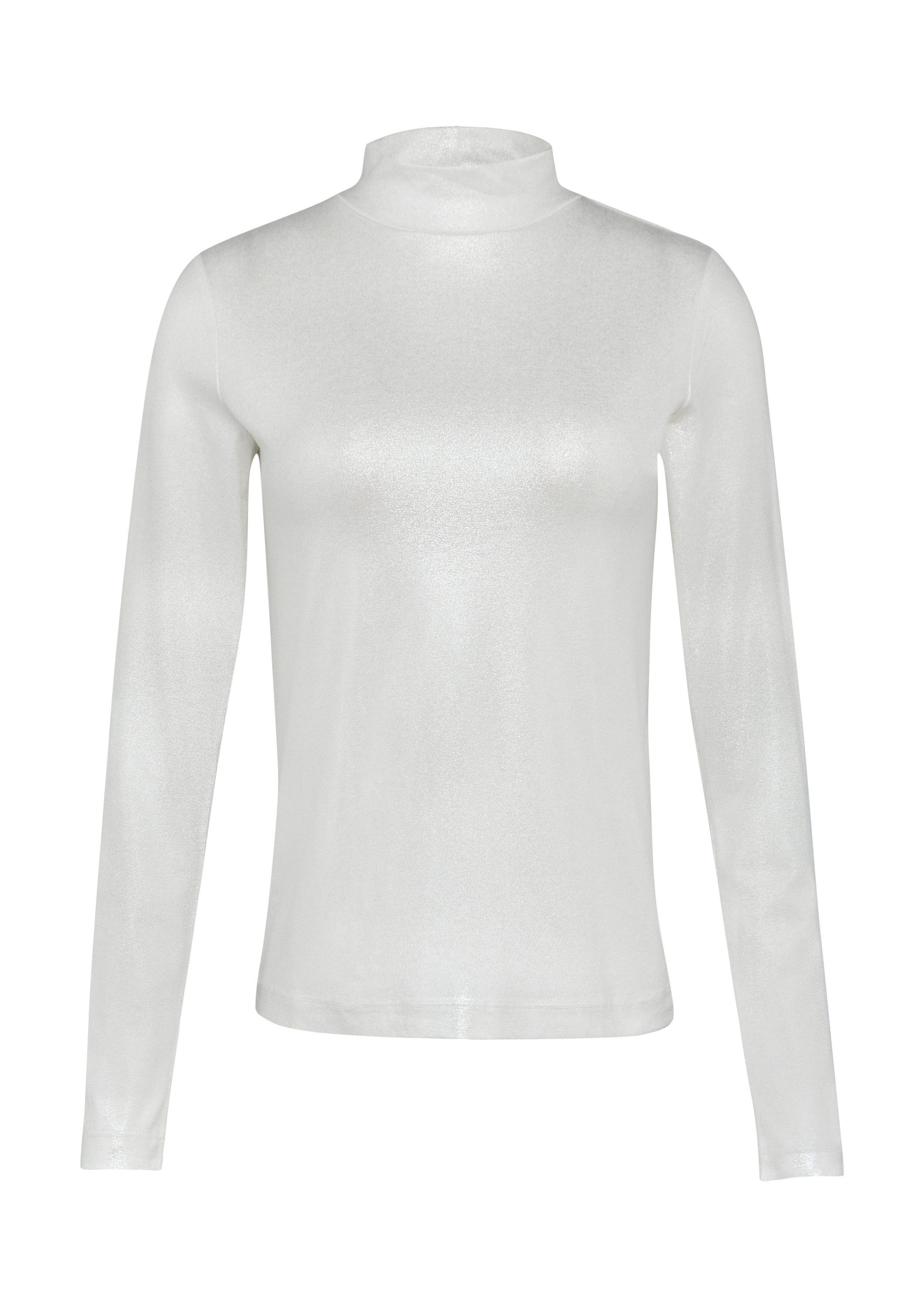 s.Oliver Langarmshirt T-Shirt Schmal geschnittenes Langarmshirt aus Viskose günstig online kaufen