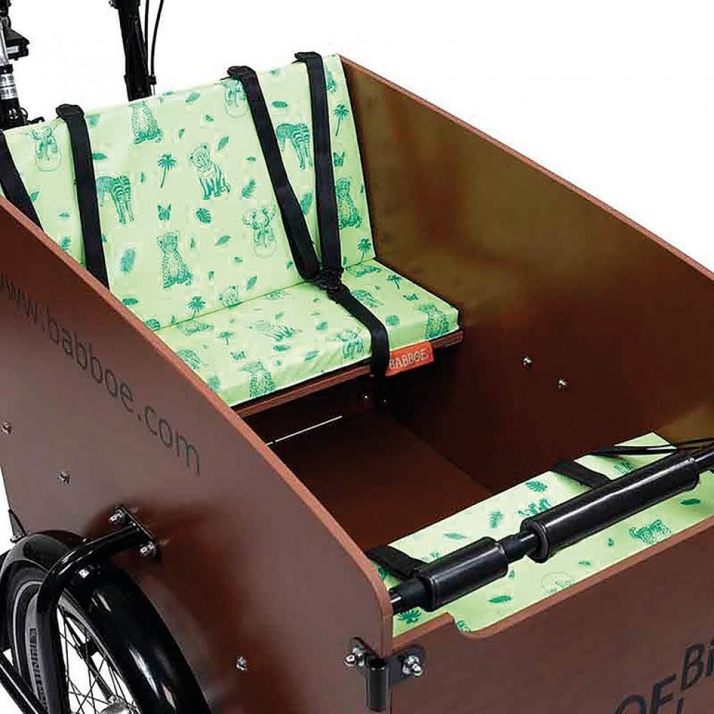 Babboe Sitzkissen Babboe Kissenset Safari Lime für Big/Dog