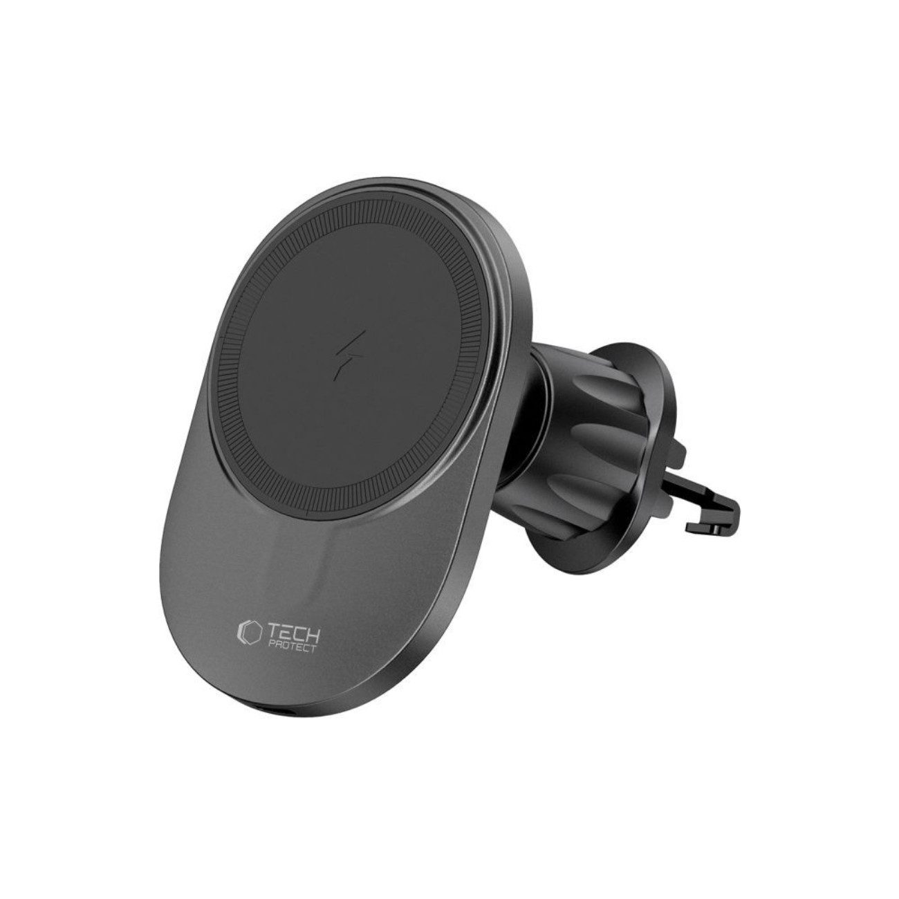 TECH PROTECT Handy-Halterung MM15W-V1, (bis 7 Zoll, Einzelartikel, Einzelartikel, MagSafe-kompatible Autohalterung mit 15 W Induktionsladefunktion)